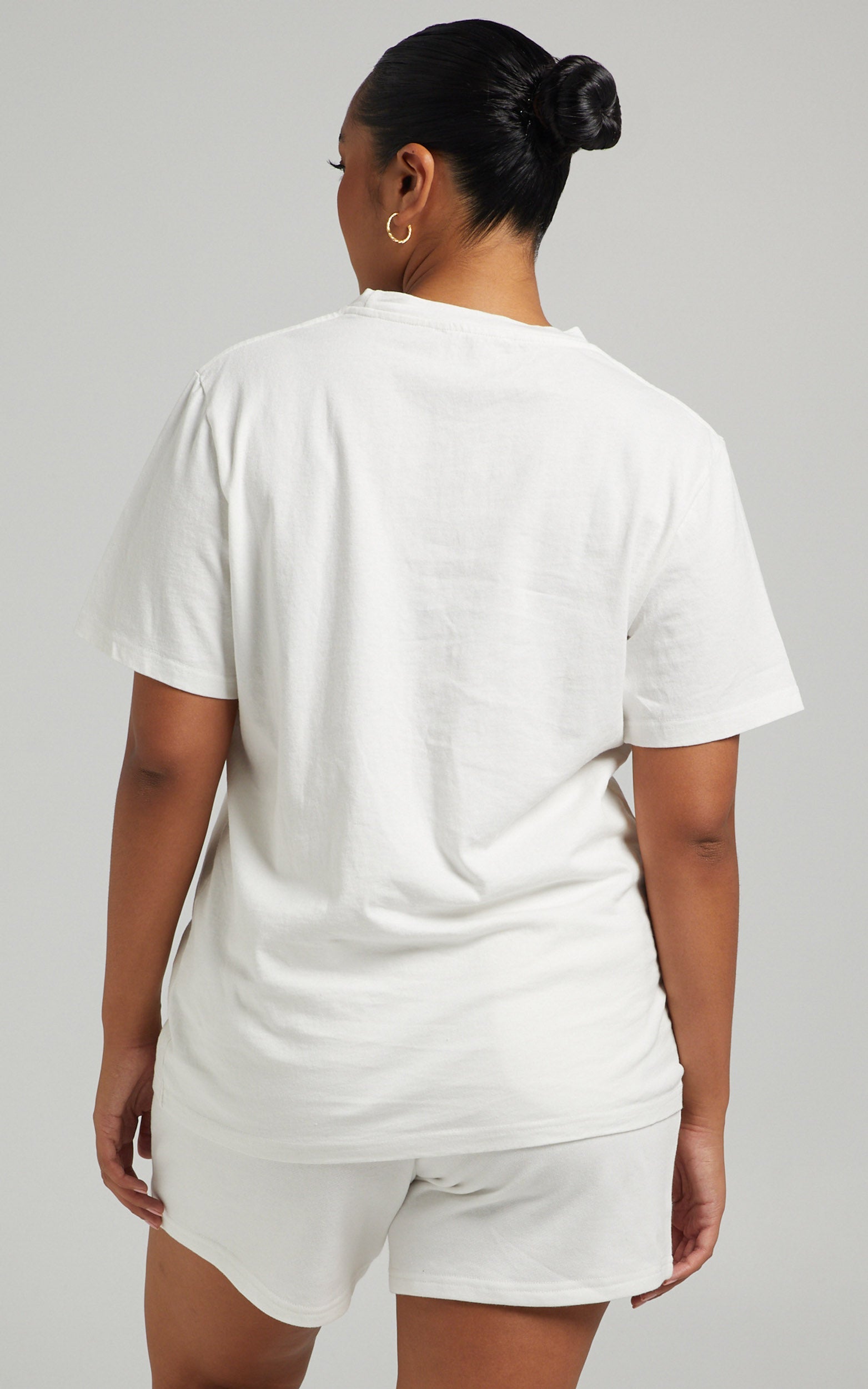 Electric Cheetah Graphic T Shirt in White