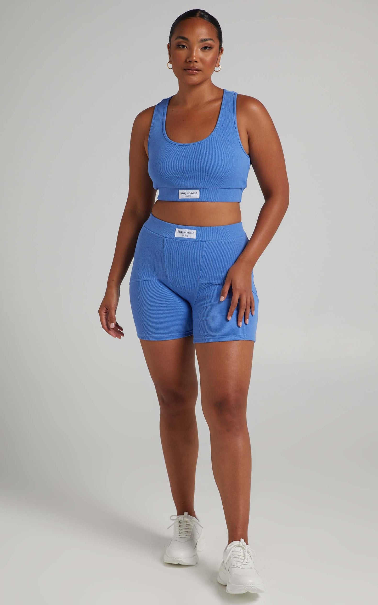 Sunday Leisure Club - Kairi Bike Shorts in Blue