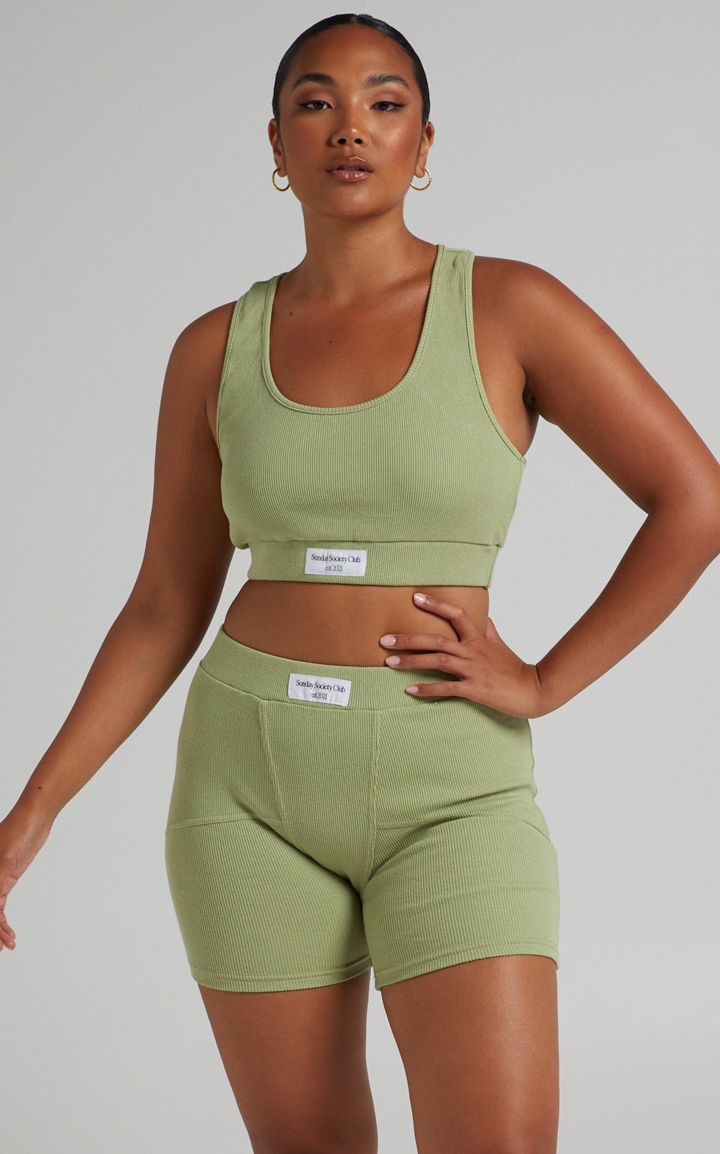 Sunday Society Club - Kairi Bralette in Sage