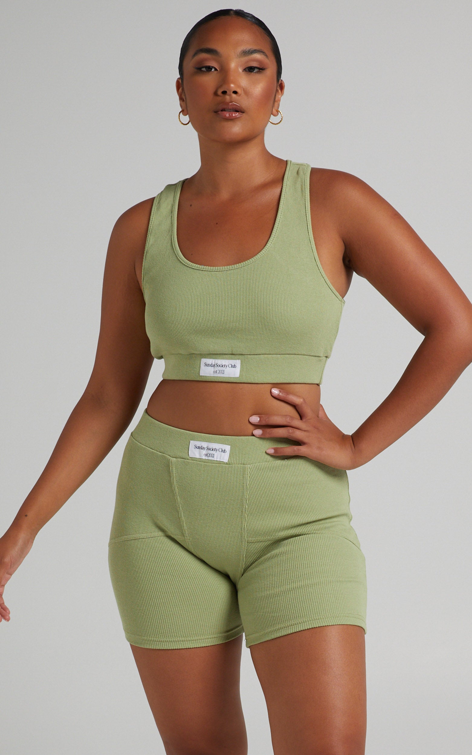 Sunday Society Club - Kairi Bralette in Sage