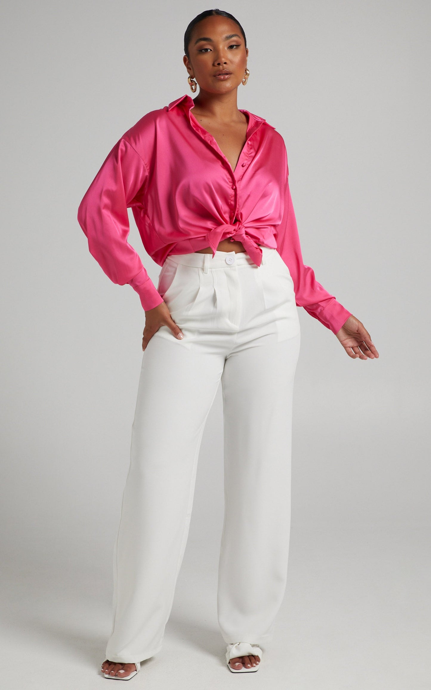 Zarbita tailored pants in White