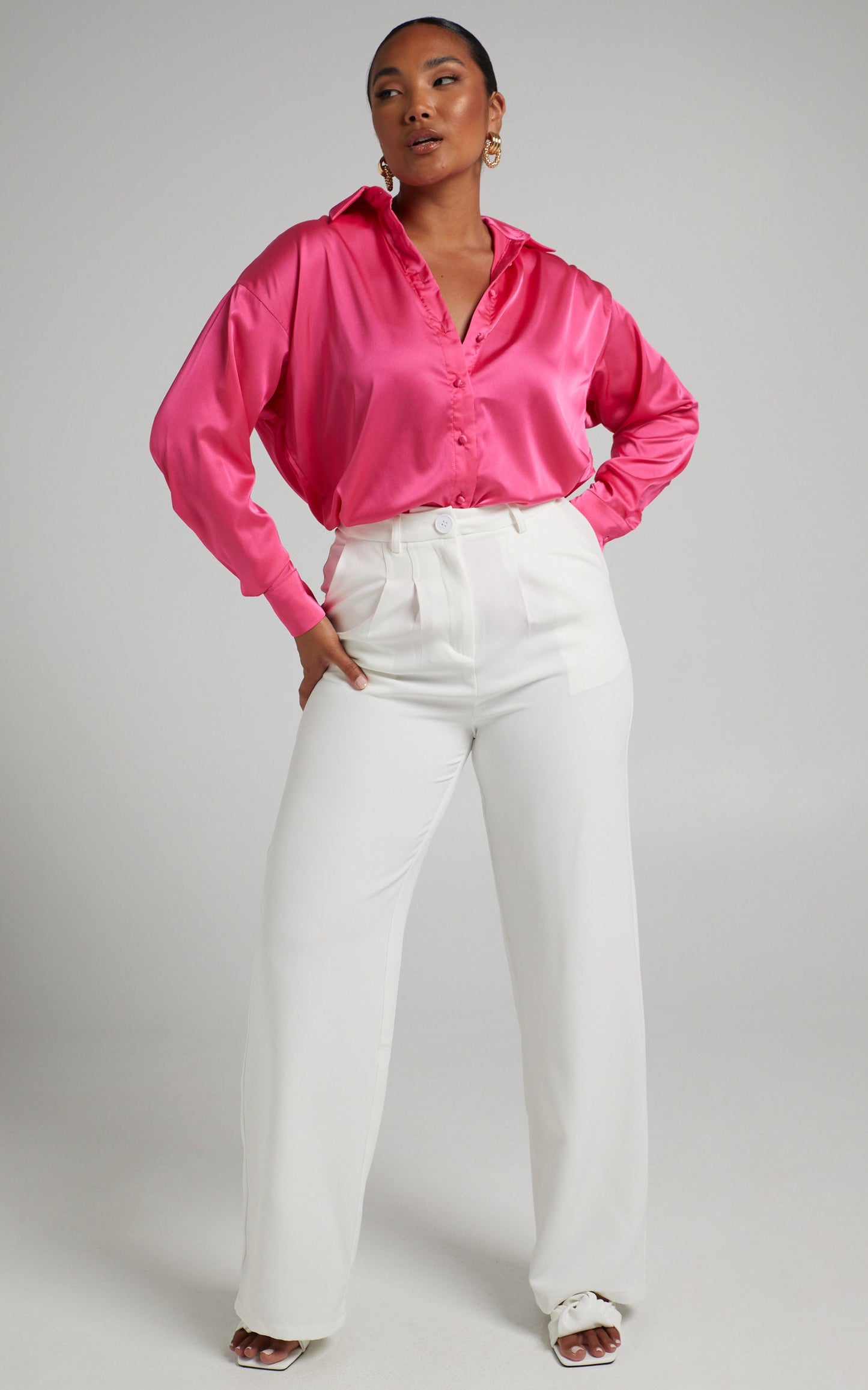 Zarbita tailored pants in White