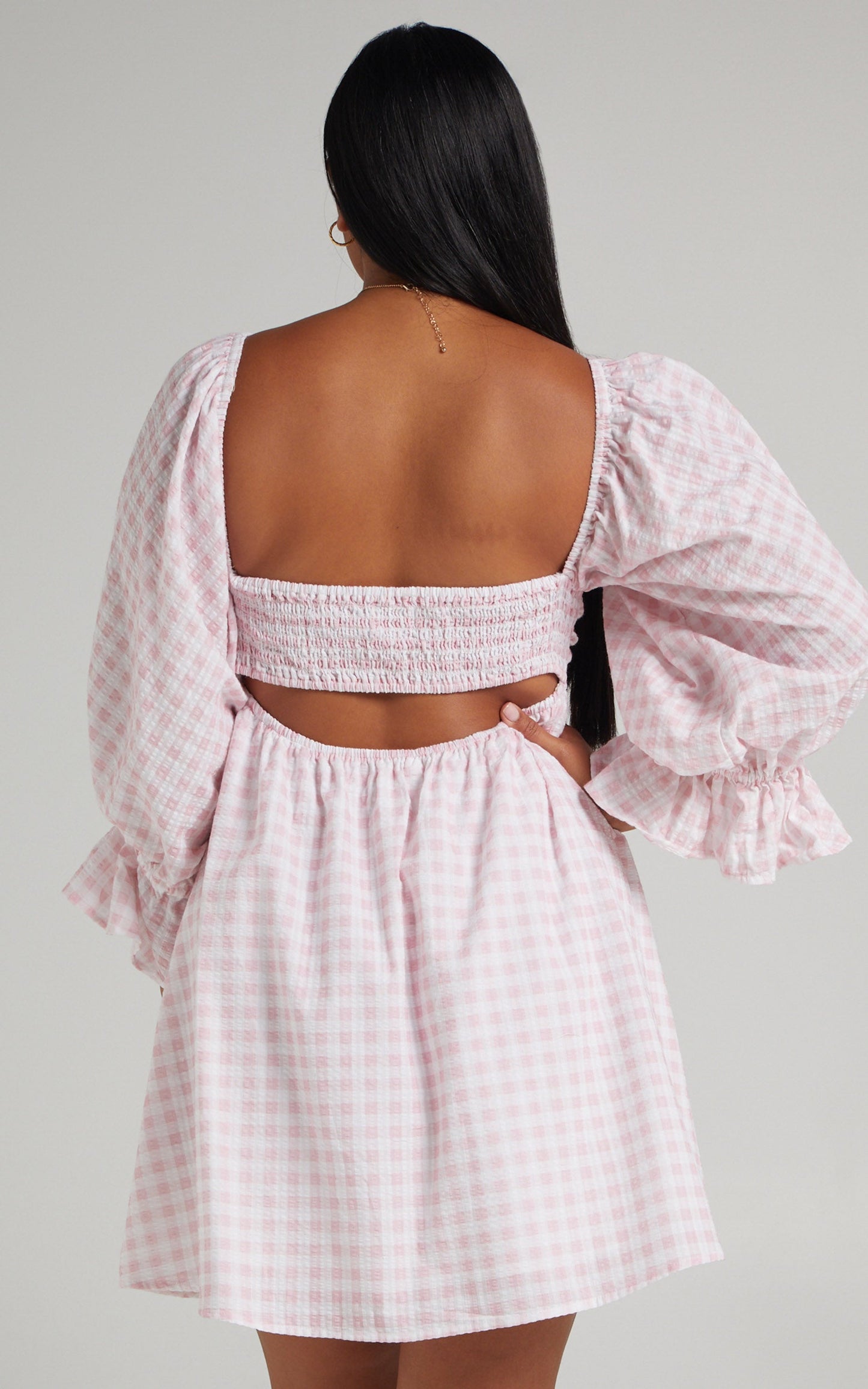 Charlie Holiday - Sonny Dress in Pink Gingham