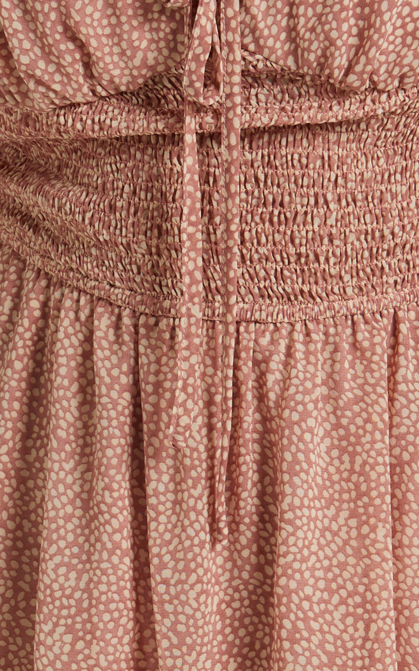 Paxton Long Sleeve Tiered Mini Dress in Pink