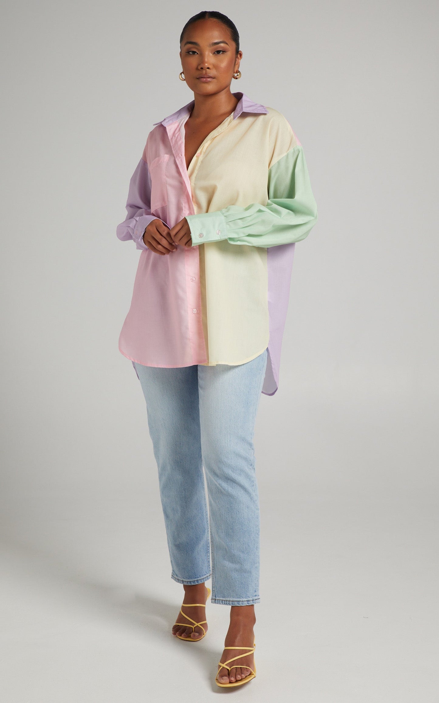 Eudora Button Up Shirt in Multi