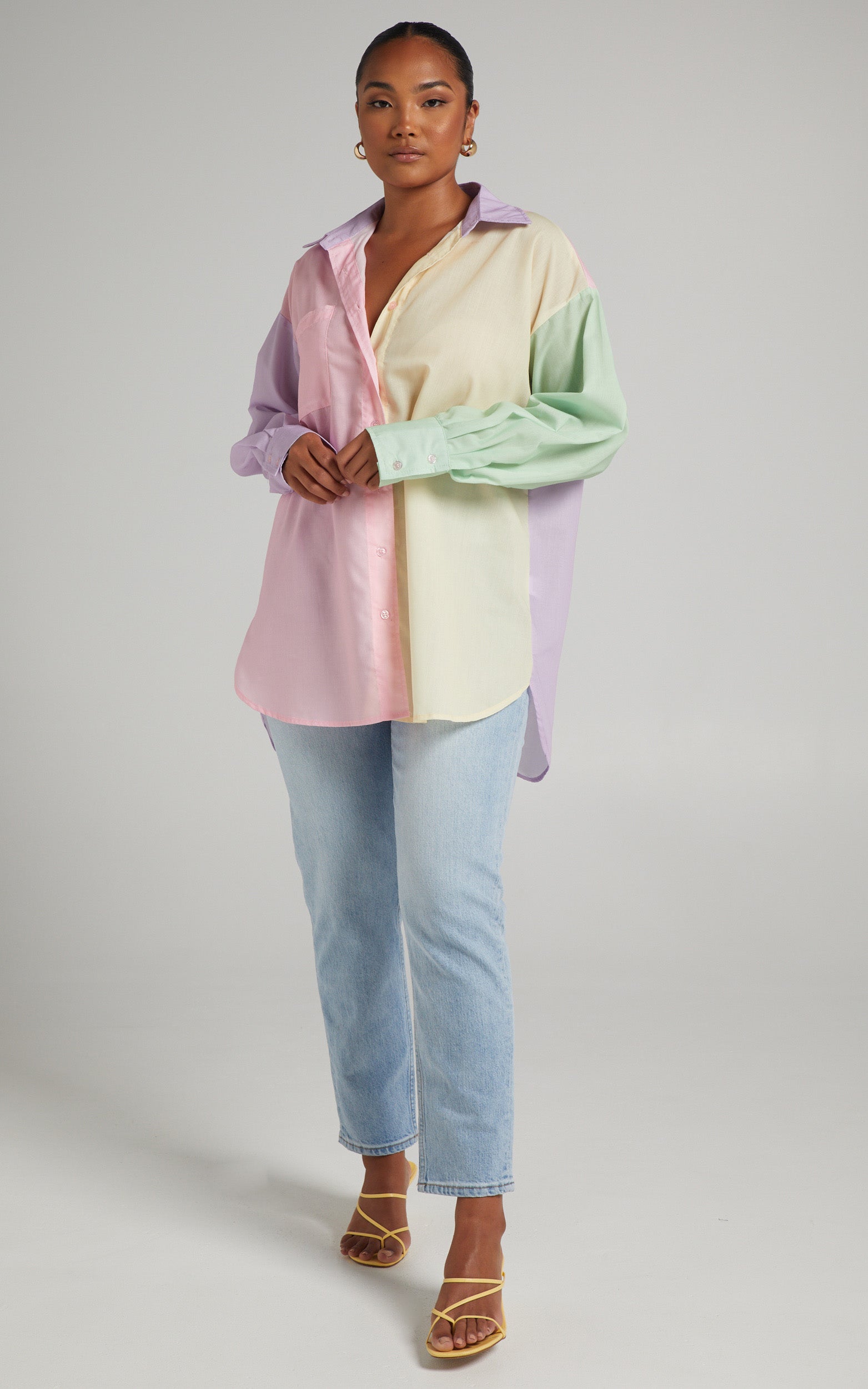 Eudora Button Up Shirt in Multi
