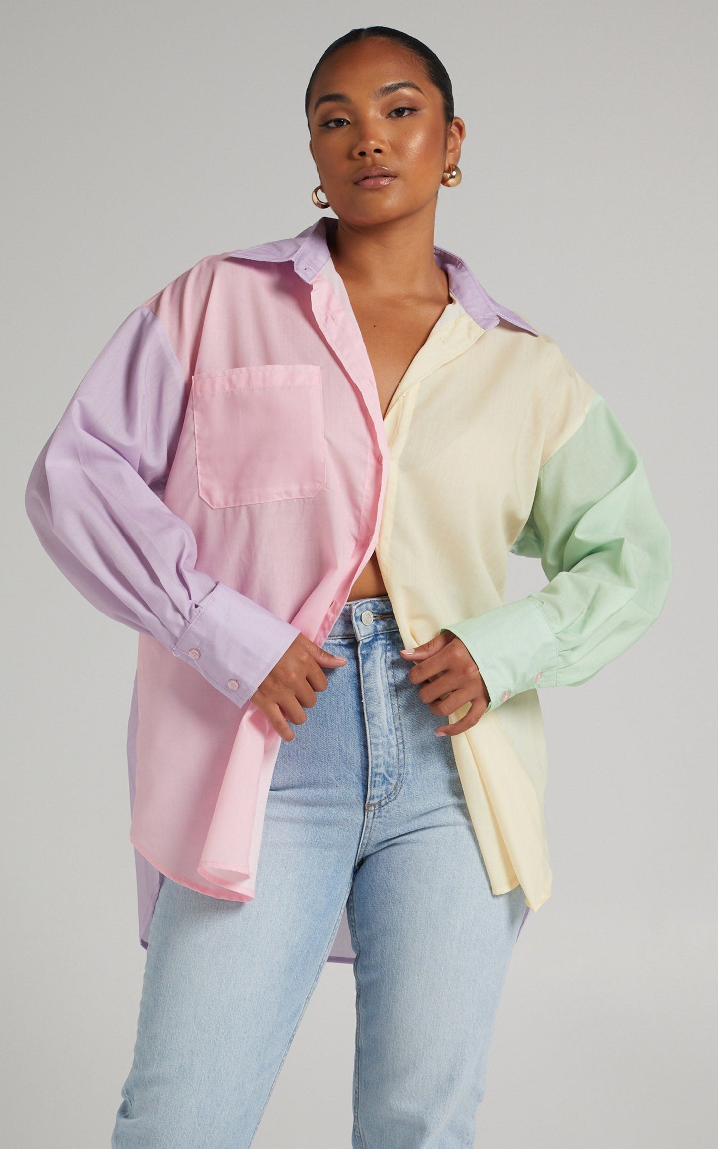 Eudora Button Up Shirt in Multi