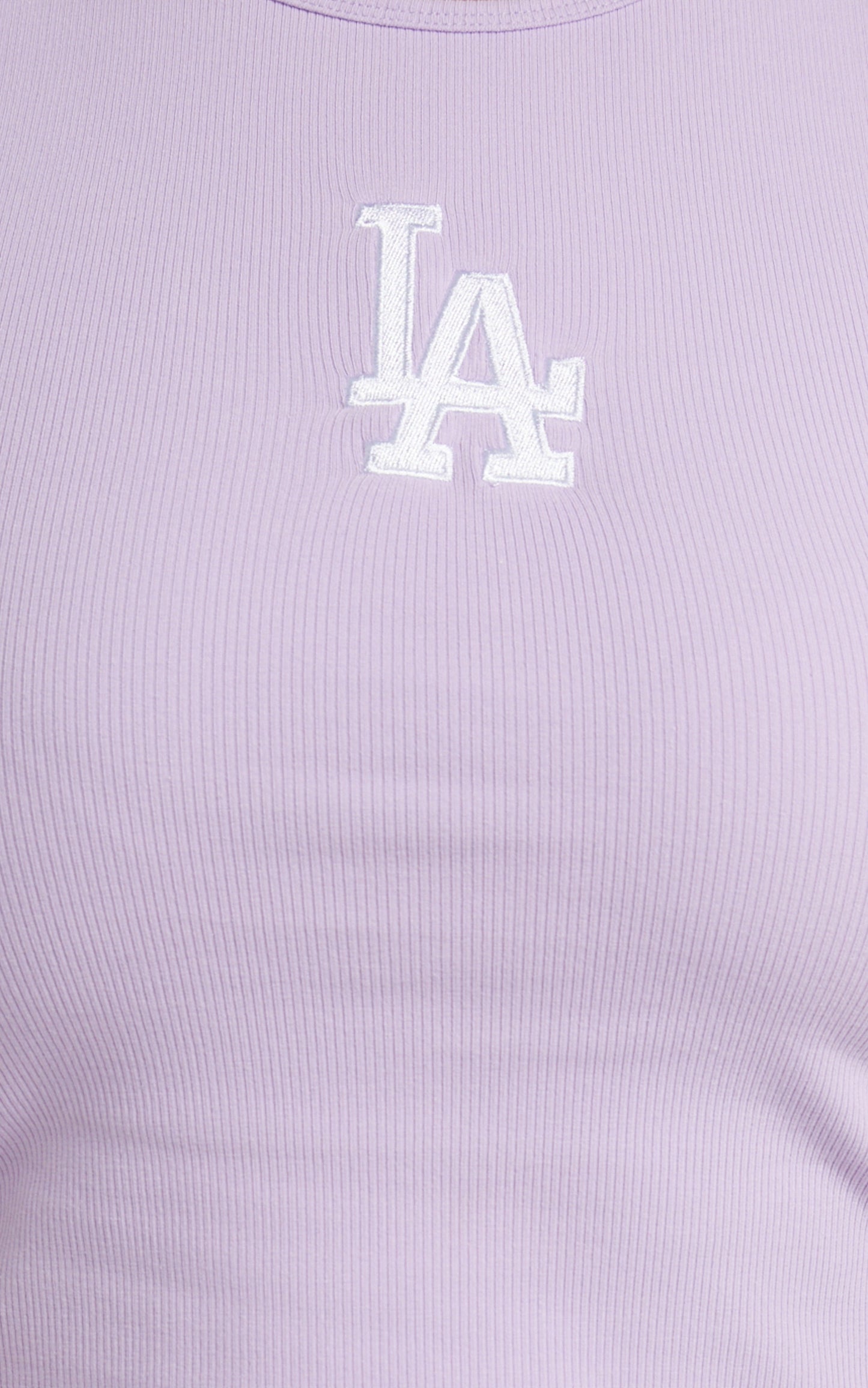 Majestic - Dodgers Rib Tank in Orchid