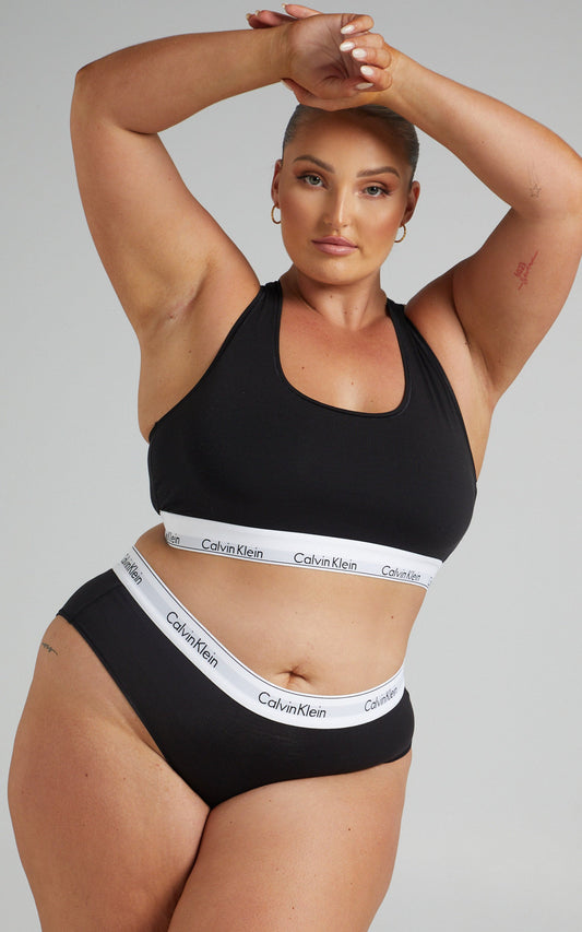 Calvin Klein - MODERN COTTON HIPSTER PLUS in Black