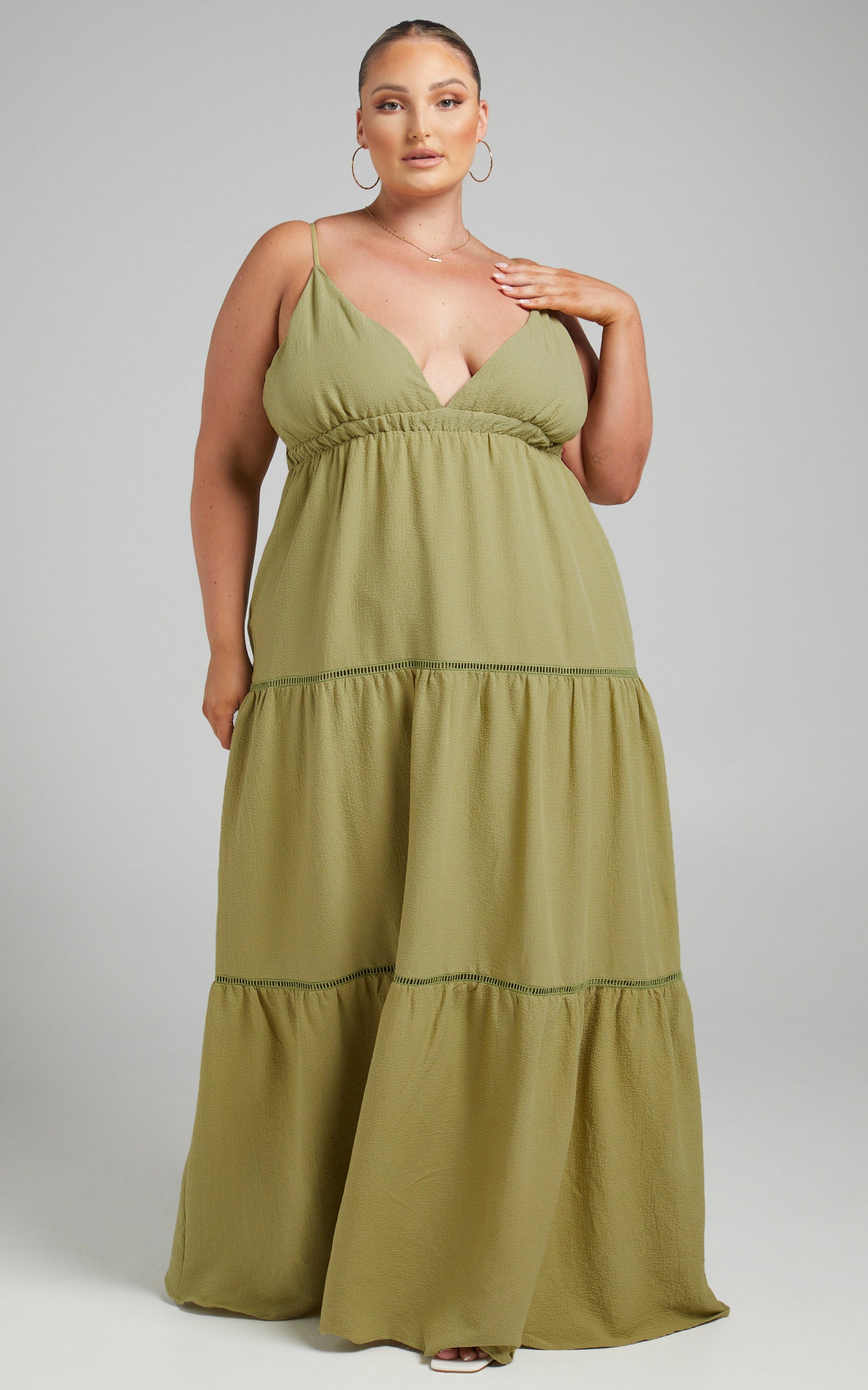 Alexandrina  Maxi Dress in Green