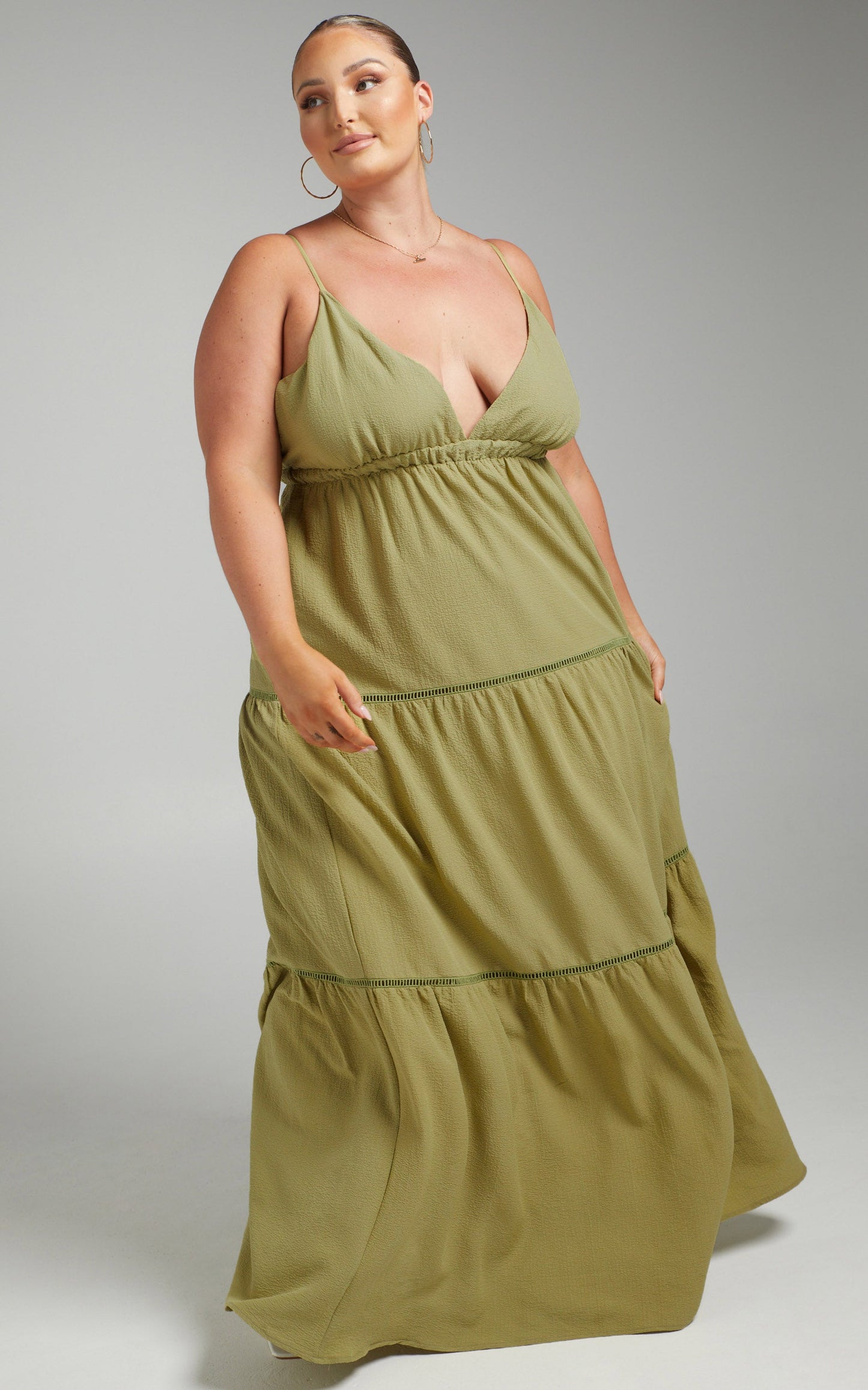 Alexandrina  Maxi Dress in Green