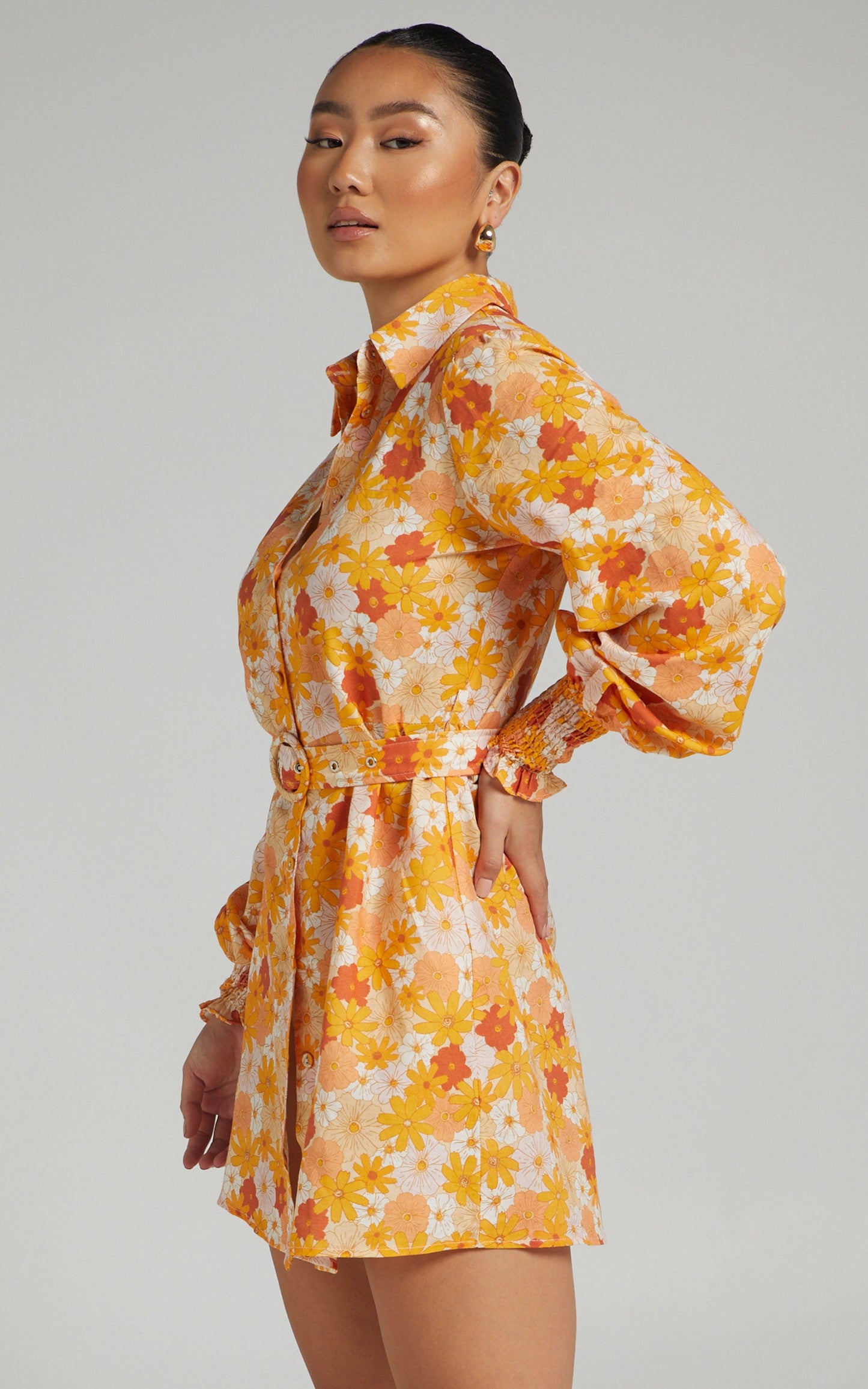 Charlie Holiday - Jagger Dress in Seventies Floral