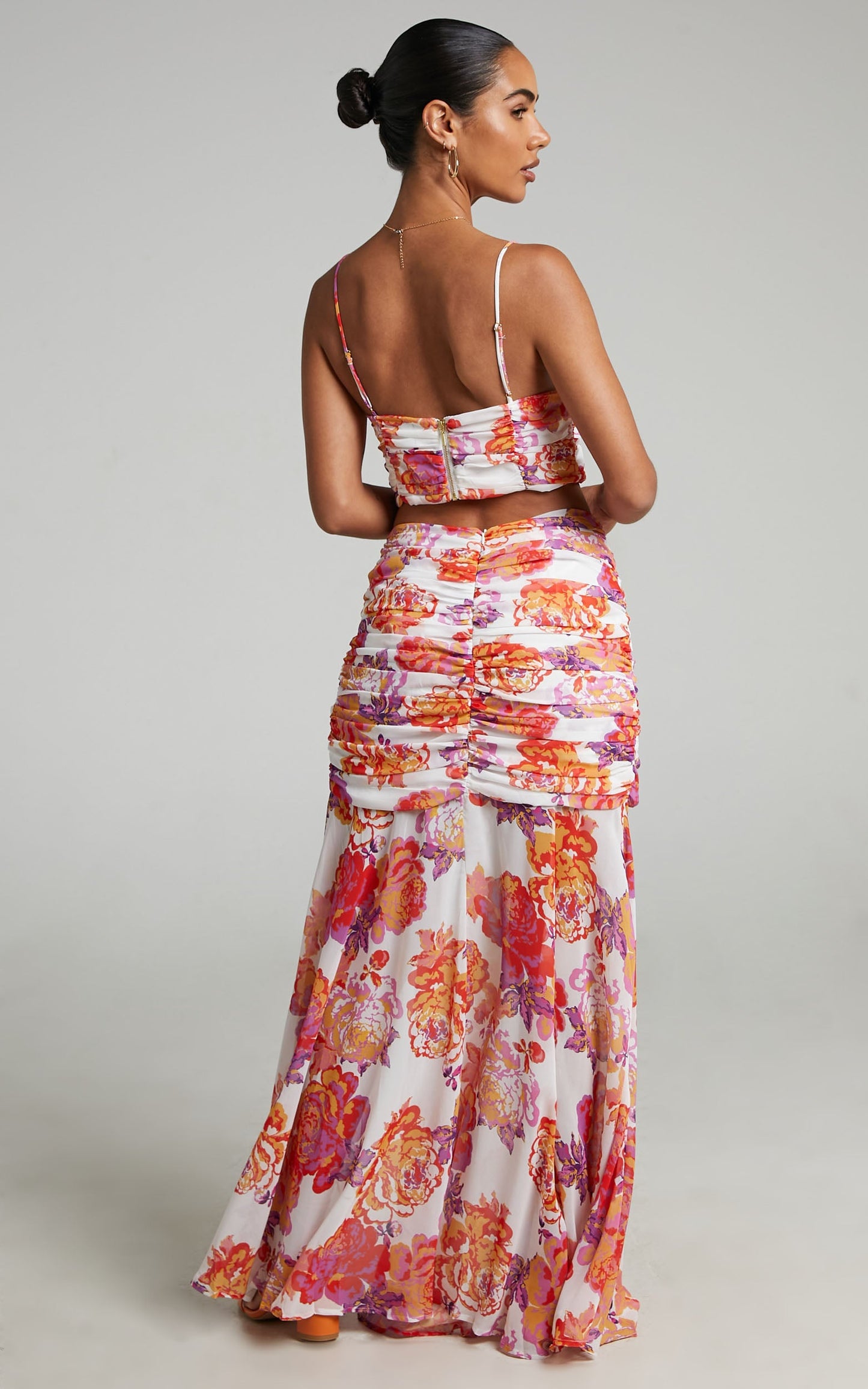 RUNAWAY THE LABEL - ACADIA SKIRT in White Floral
