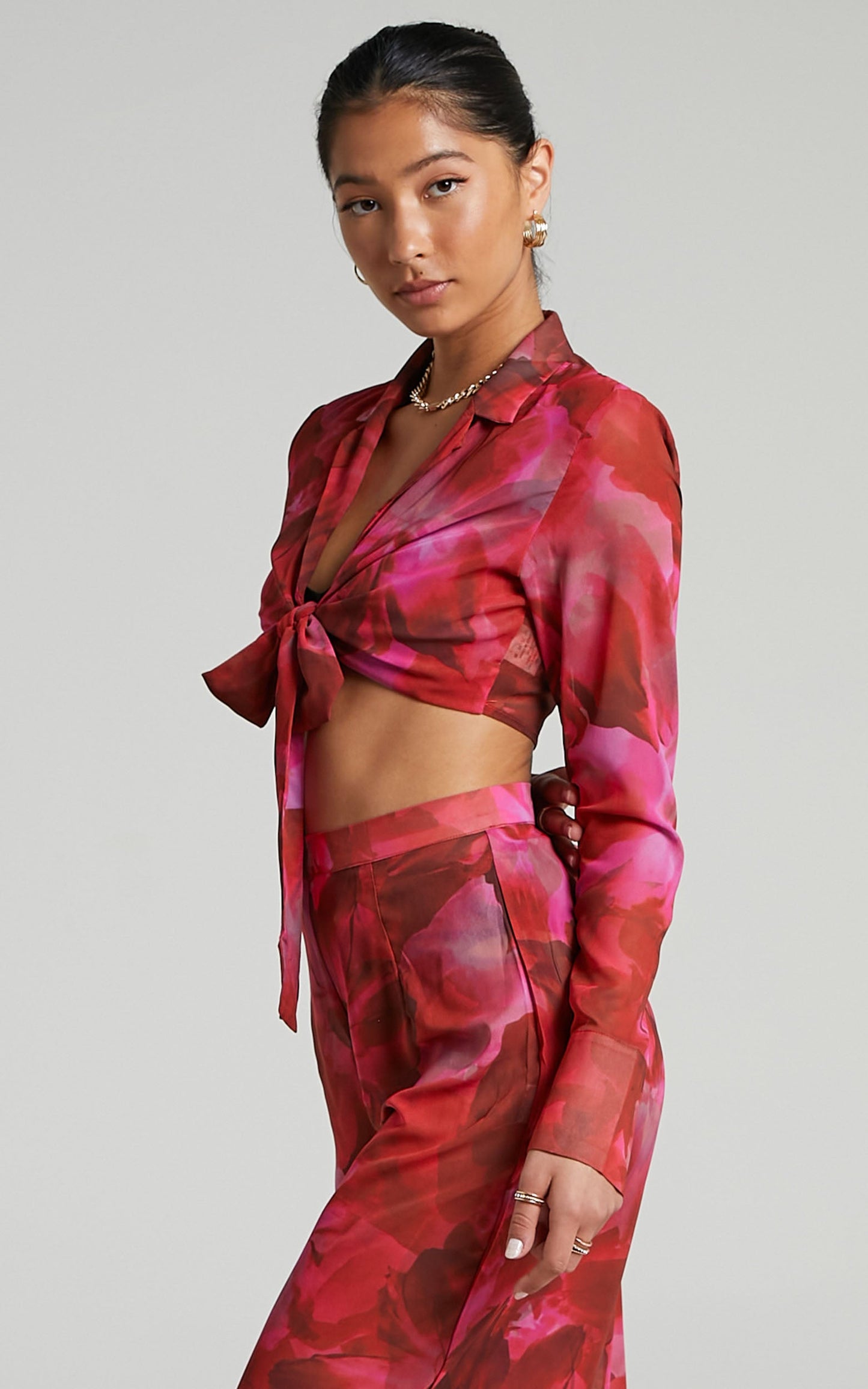 RUNAWAY THE LABEL - CALISTA BLOUSE in Pink