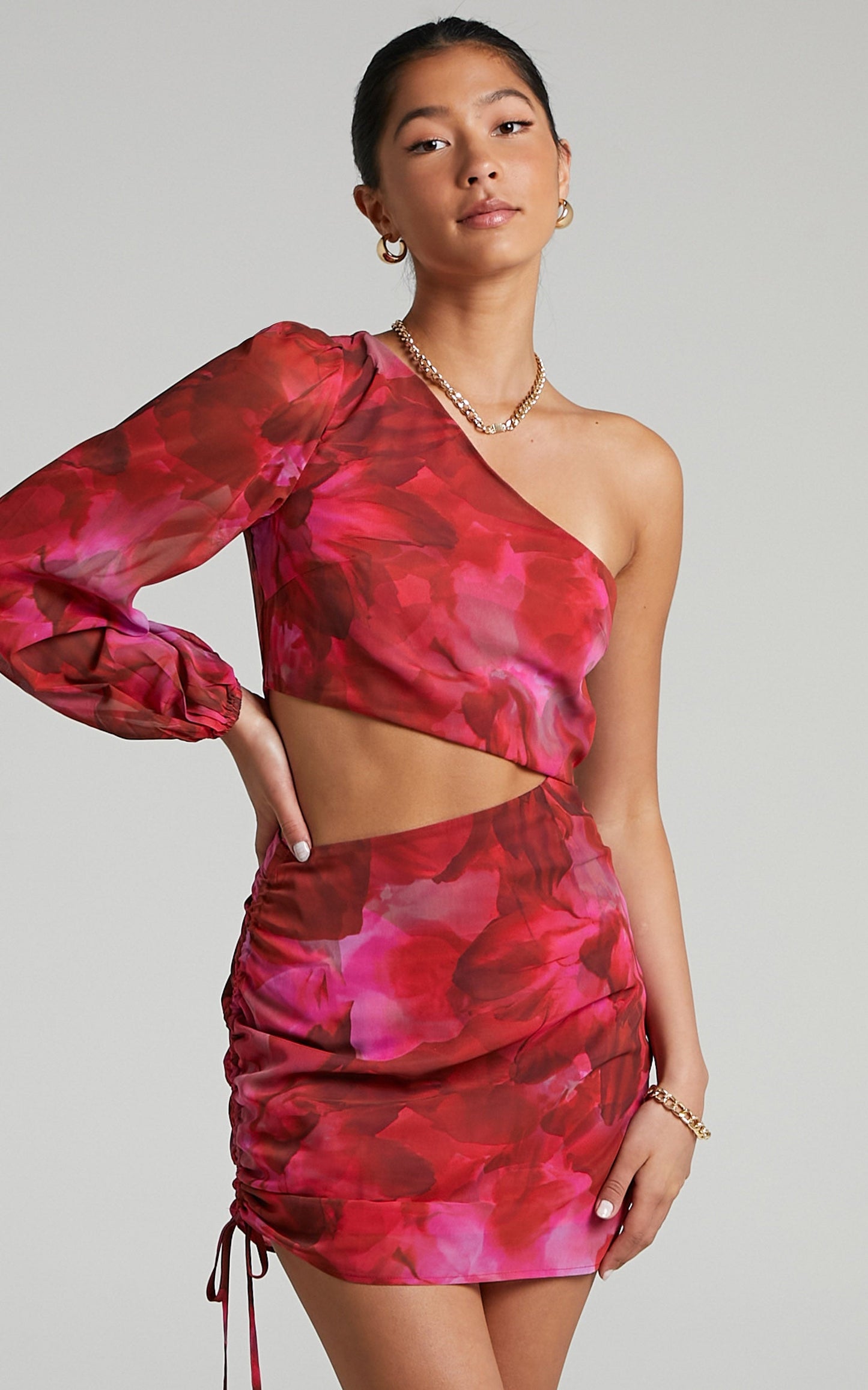 RUNAWAY THE LABEL - CALISTA MINI DRESS in Pink