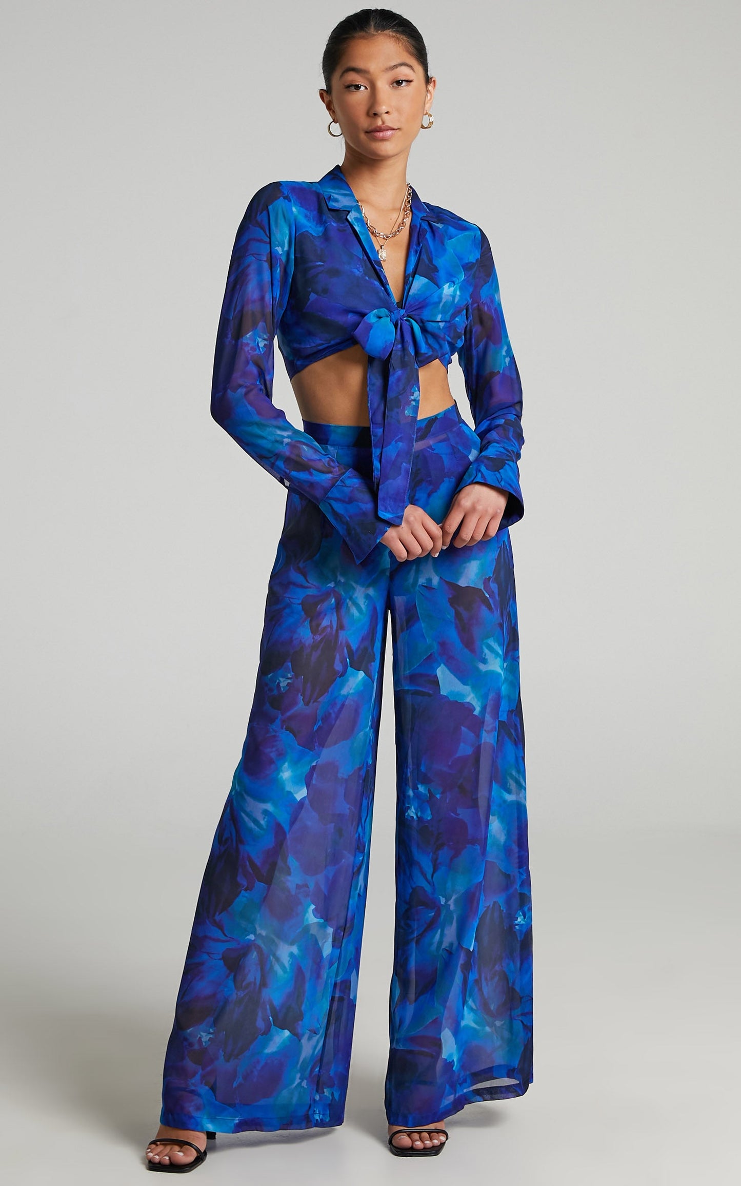RUNAWAY THE LABEL - CALISTA PANTS in Blue