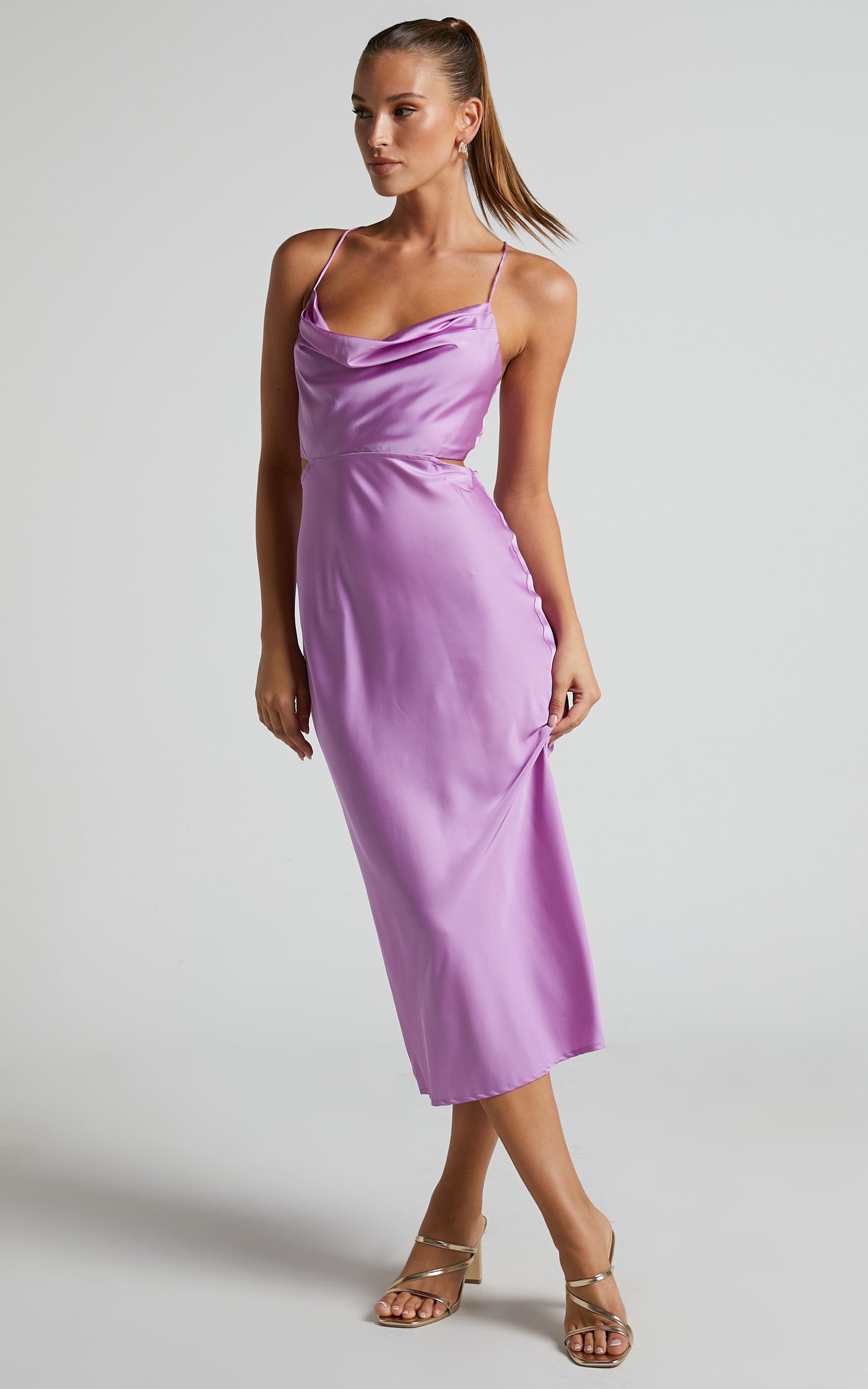 Runaway The Label - Charis Slip Dress in IRIS