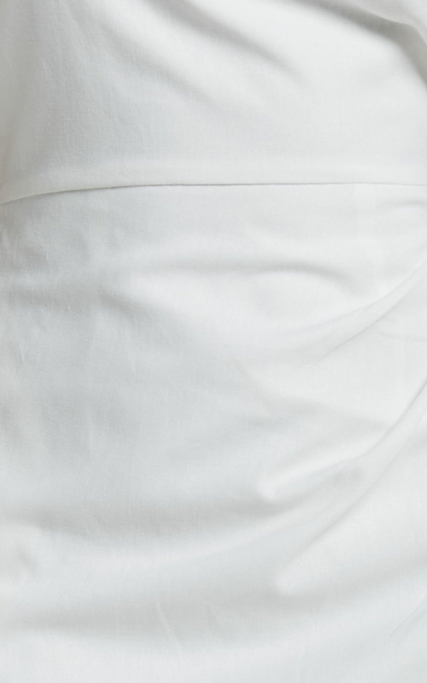 Runaway The Label - Jaspin Midi Linen Blend Dress in White