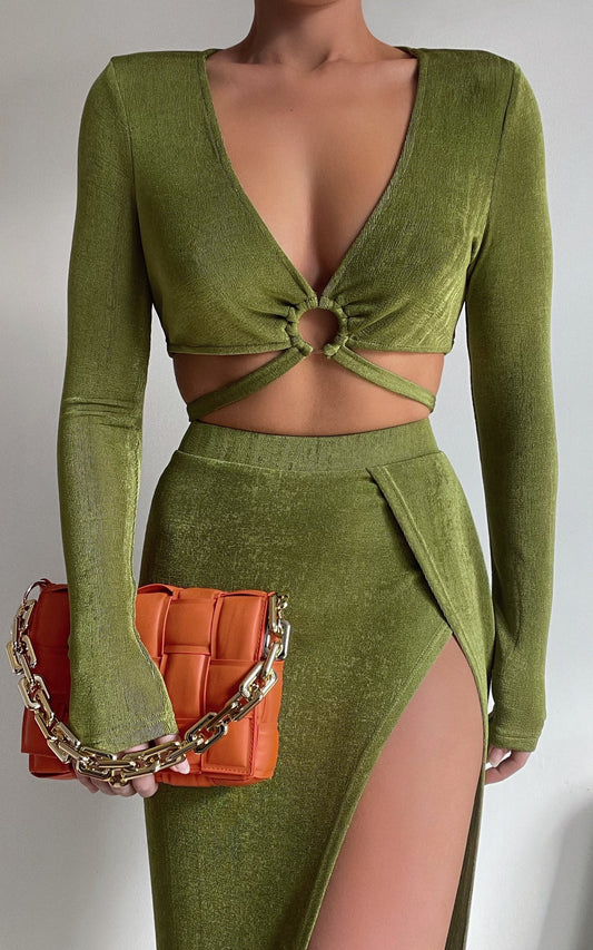Runaway The Label - Meile Top in Grass