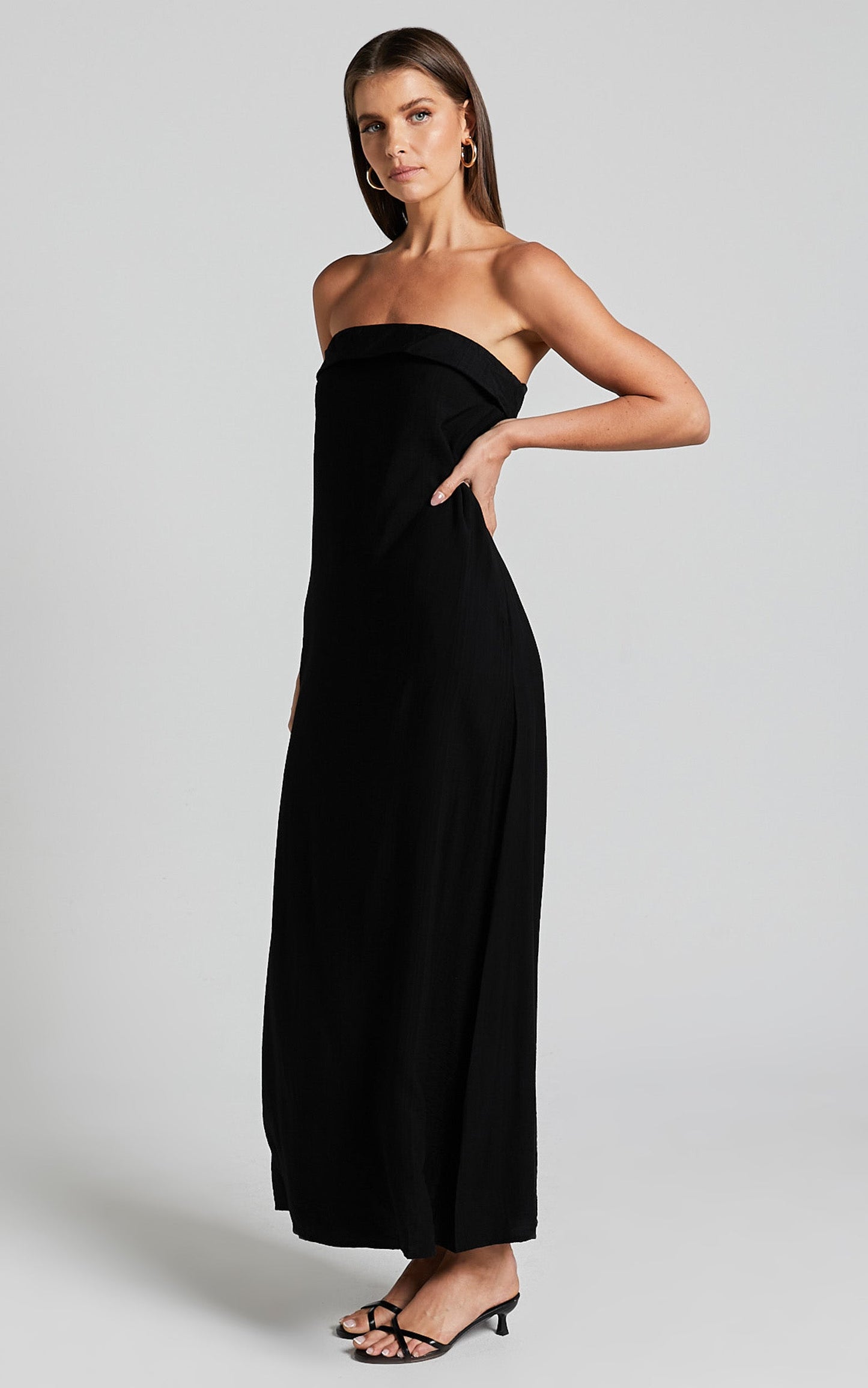 Runaway The Label - Saphira Maxi Dress in Black