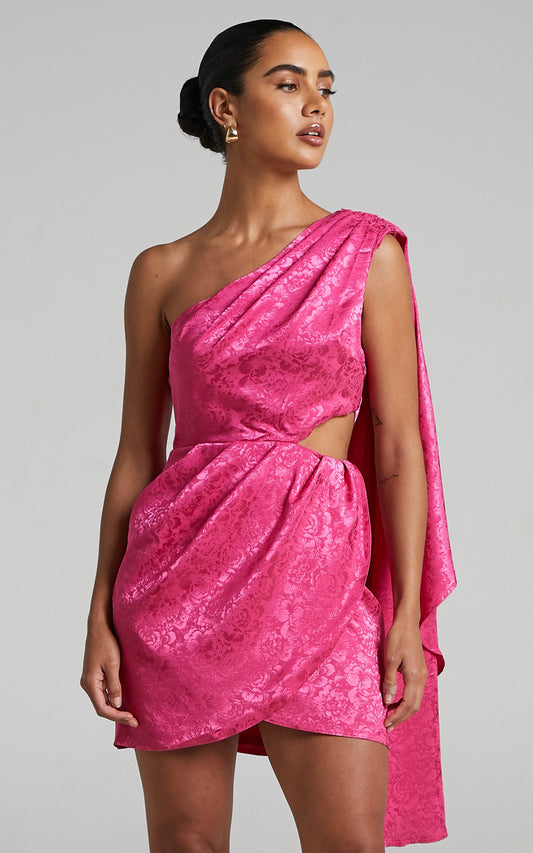 RUNAWAY THE LABEL - SERITA DRESS in Fuchsia