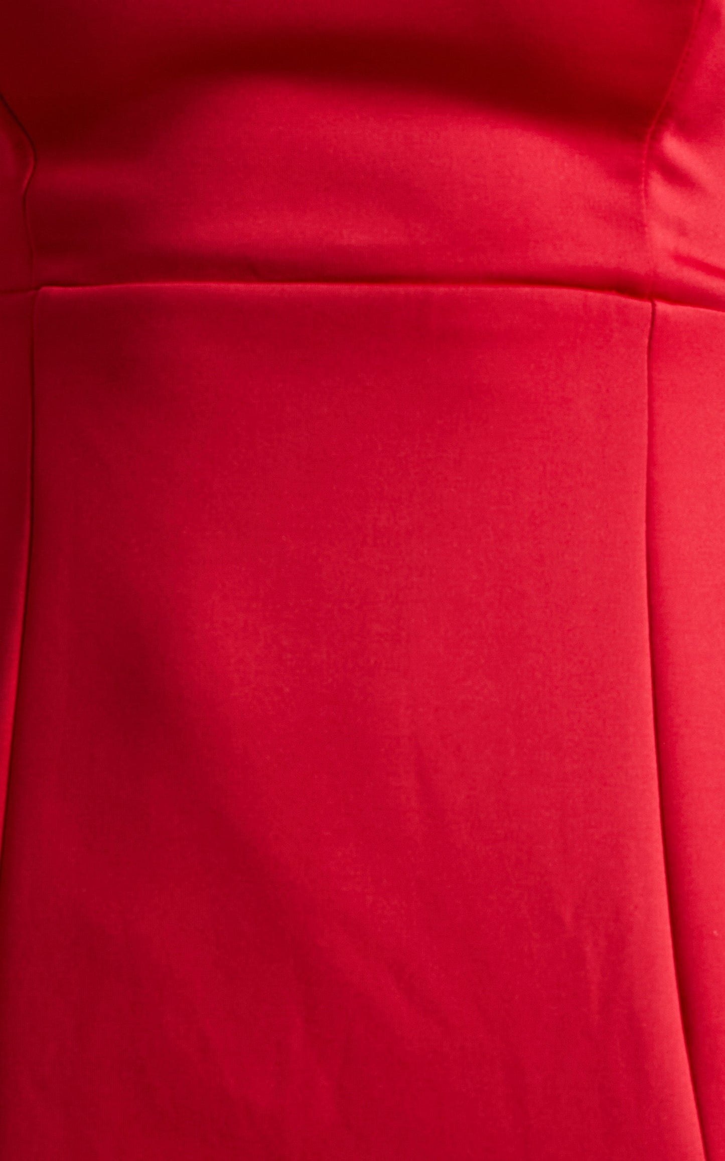 Raquelle Maxi Dress - Square Neck Thigh Split Dress in Red