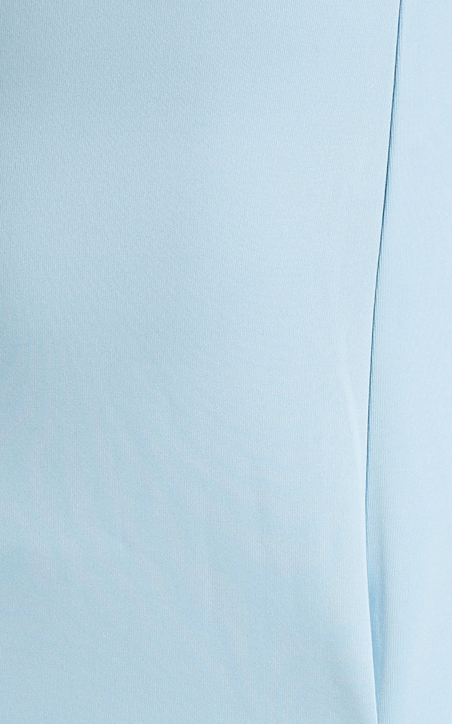 Raquelle Maxi Dress - Square Neck Thigh Split Dress in Light Blue