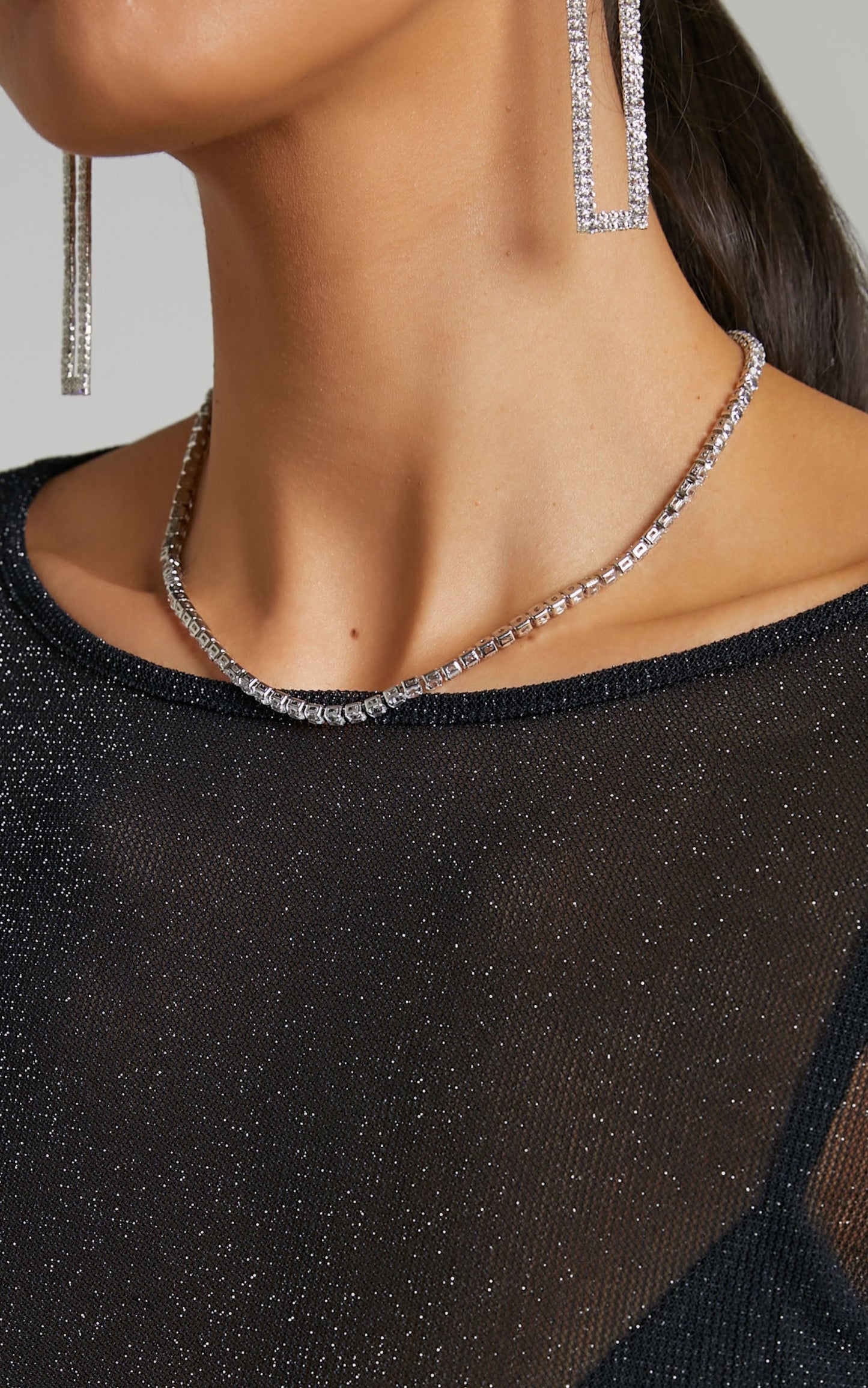 Richelle Diamante Choker in Silver