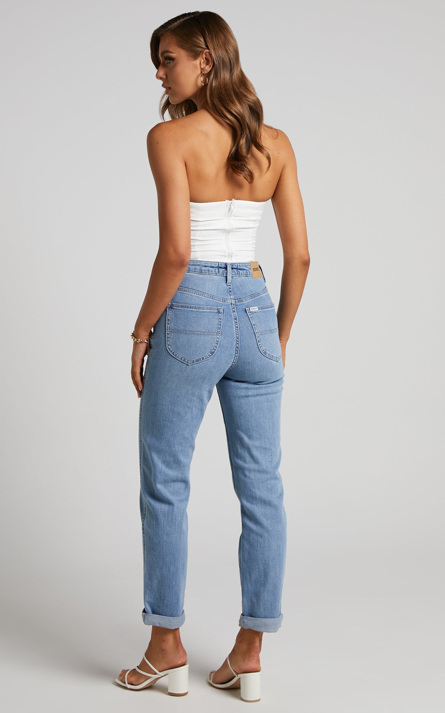 Riders By Lee- Hi Mom Jeans in Blue Sands