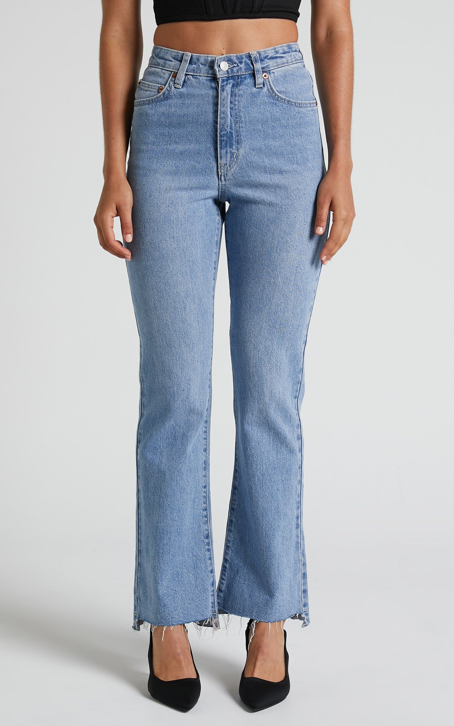 Riders By Lee - Hi Flare Jean in Destiny Blue