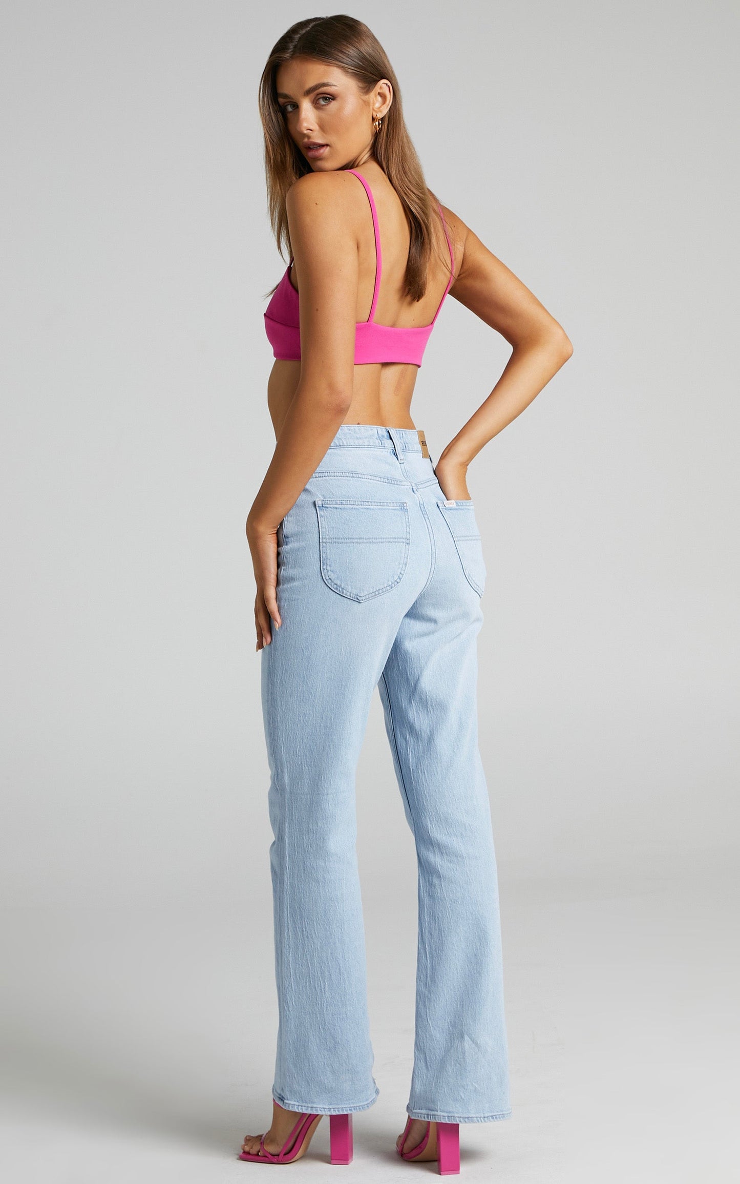 Riders By Lee - Hi Flare Jean in Blue Outlook