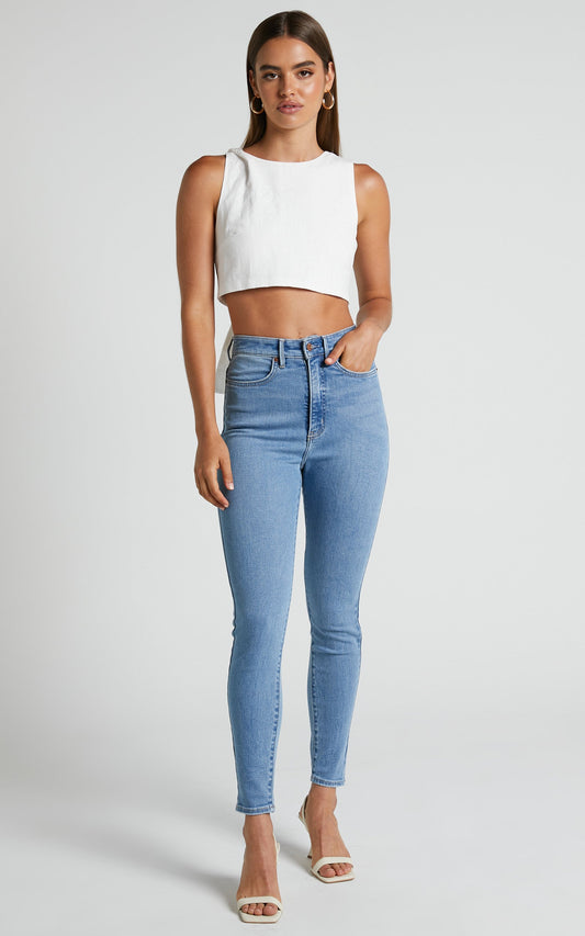 Riders By Lee - Hi Rider Skinny Curve Jeans in Spirited Blue