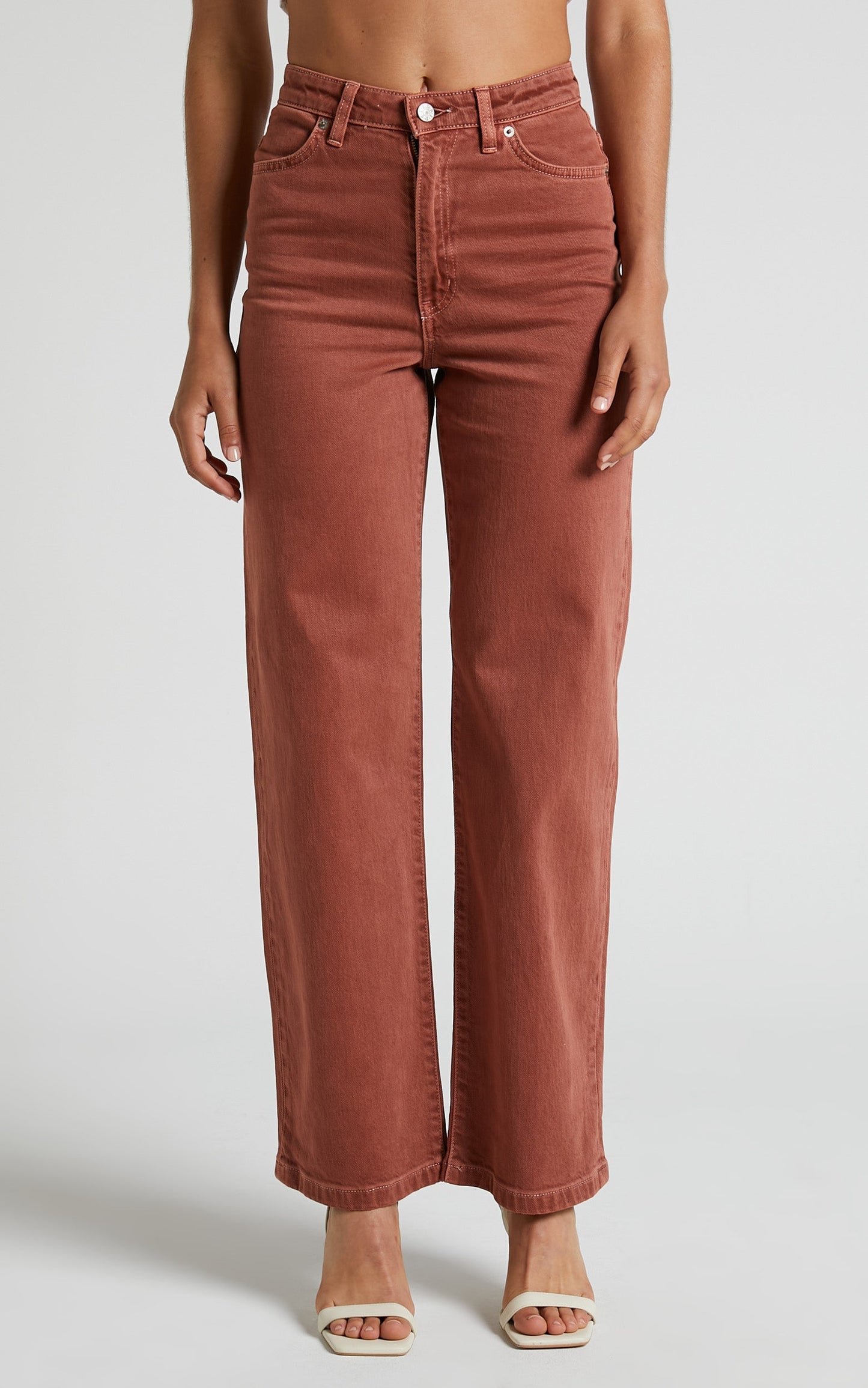 Riders By Lee - Hi Wide Leg Jean in Brandy