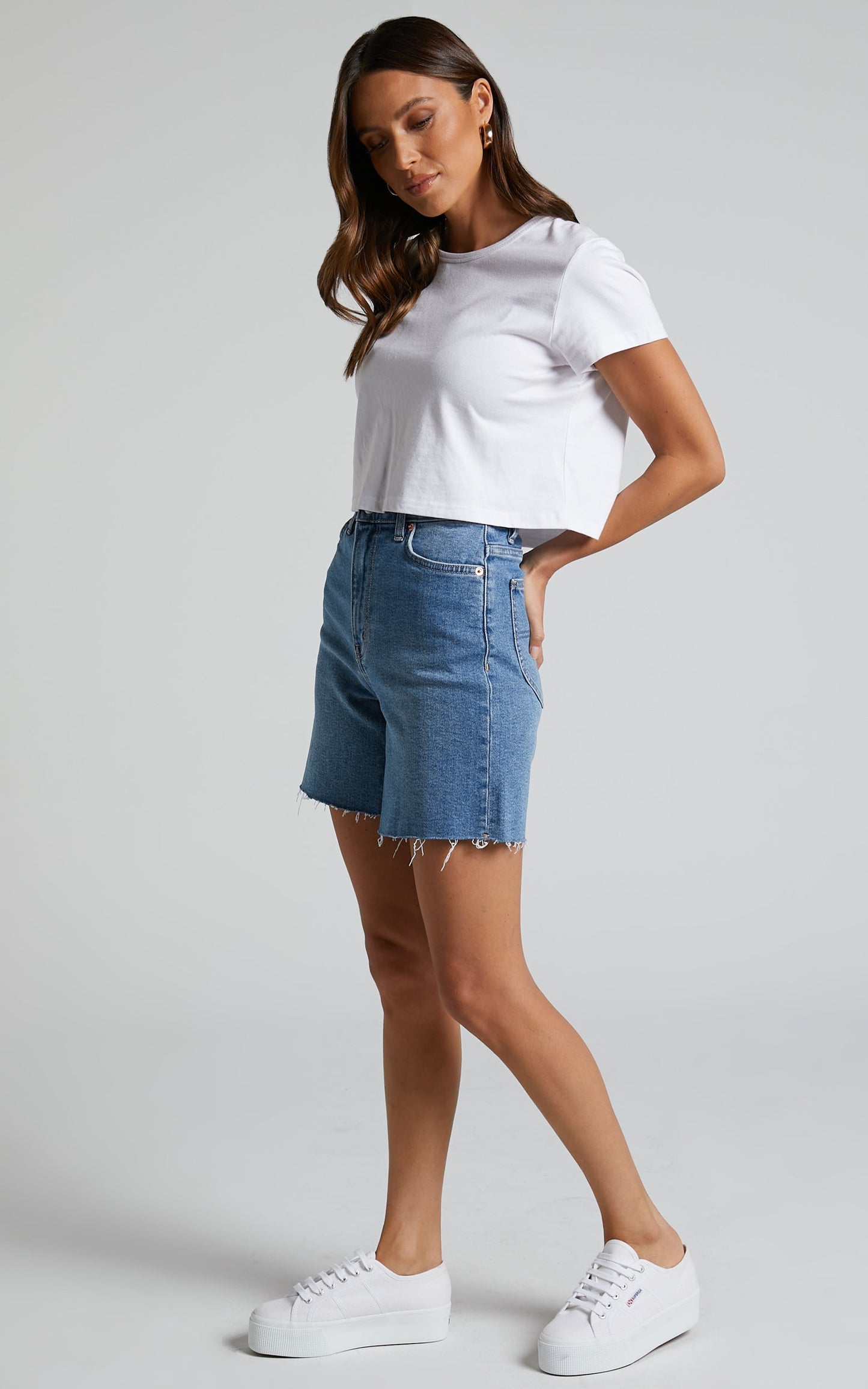 Riders by Lee - Straight Denim Short in Blue Viewpoint