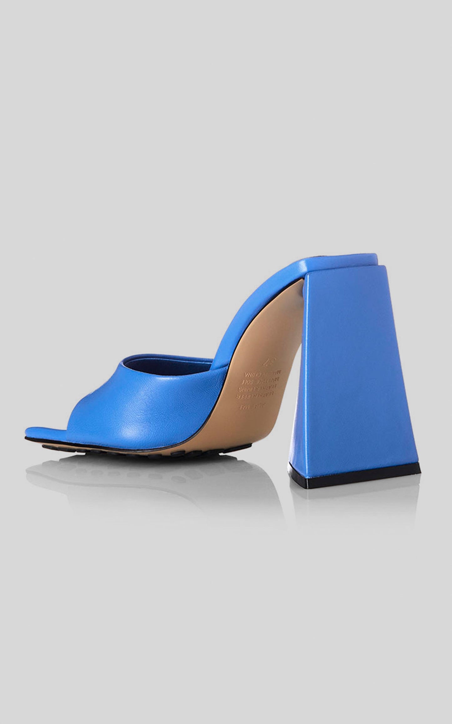 Alias Mae - Rini Mules in Bright Blue Leather