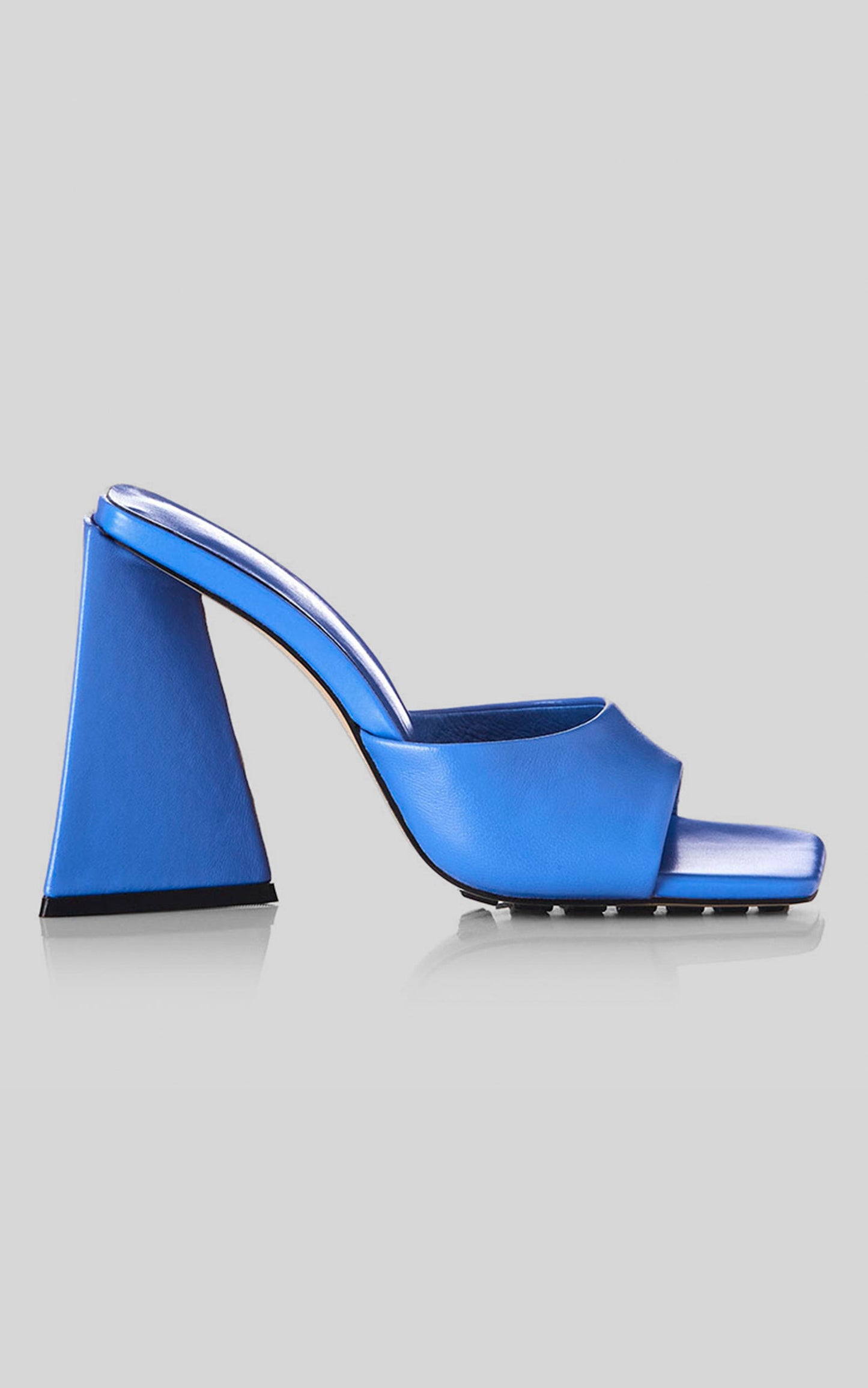 Alias Mae - Rini Mules in Bright Blue Leather