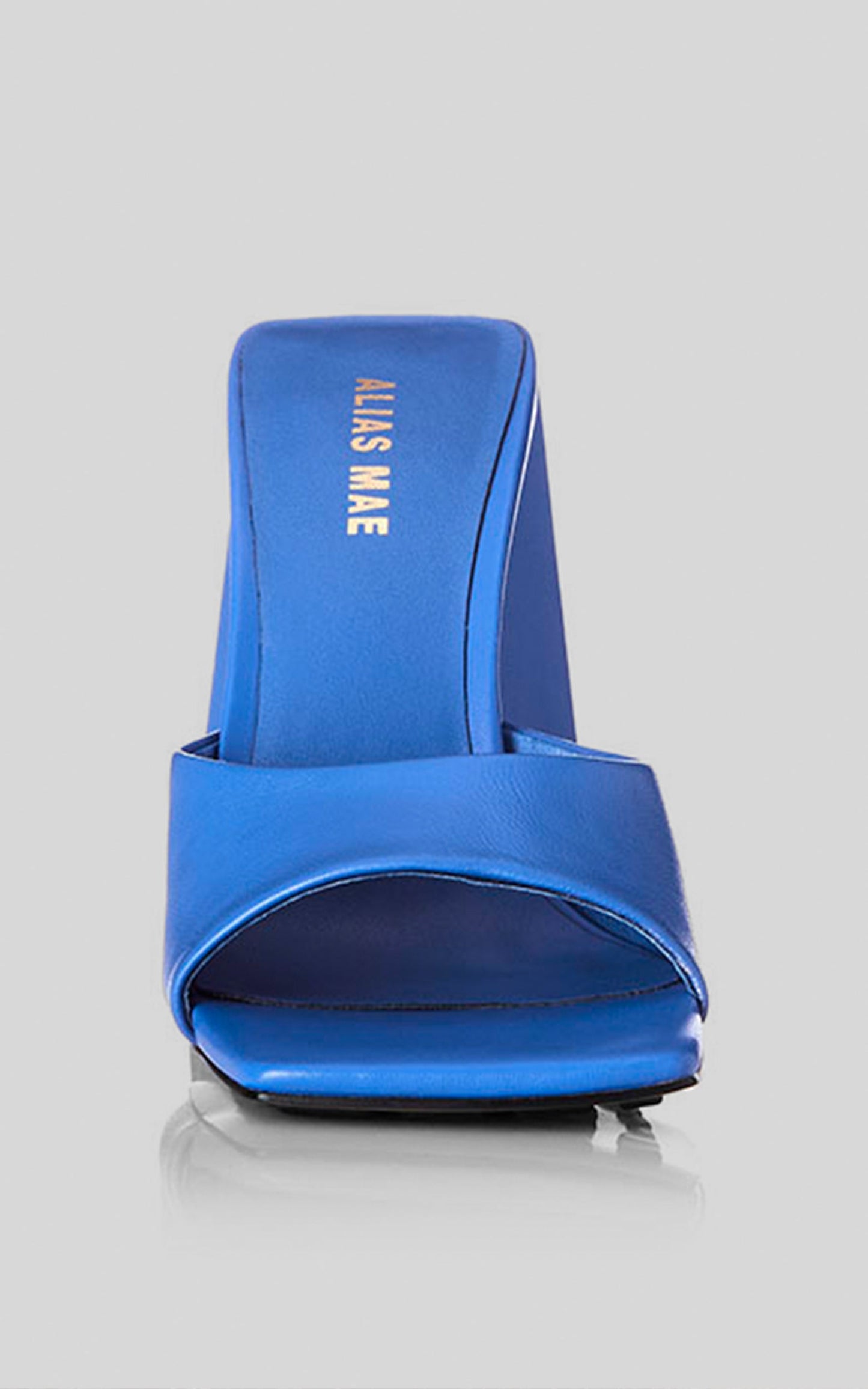 Alias Mae - Rini Mules in Bright Blue Leather