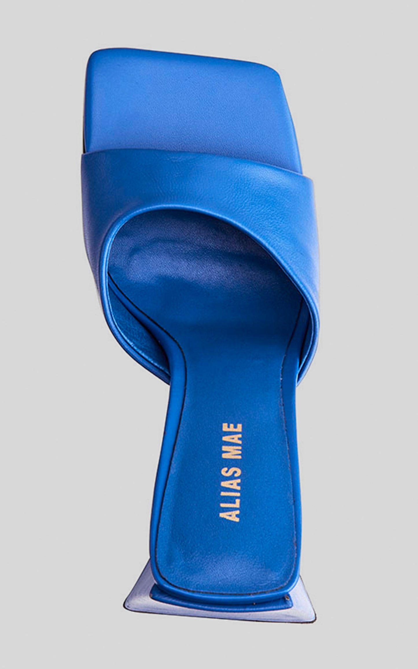 Alias Mae - Rini Mules in Bright Blue Leather