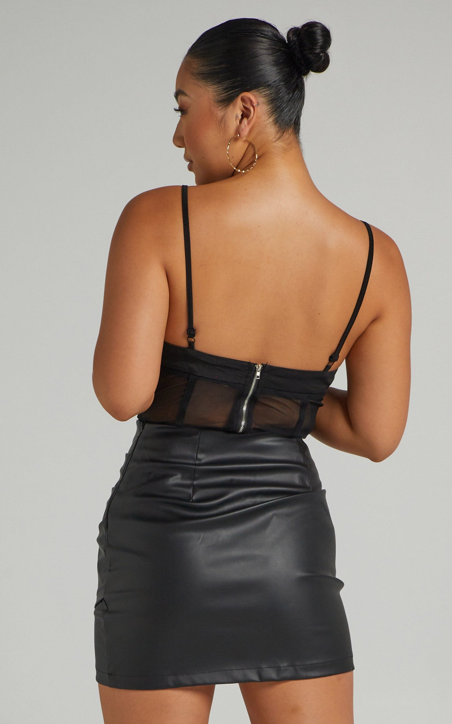 Elvera Bodysuit in Black