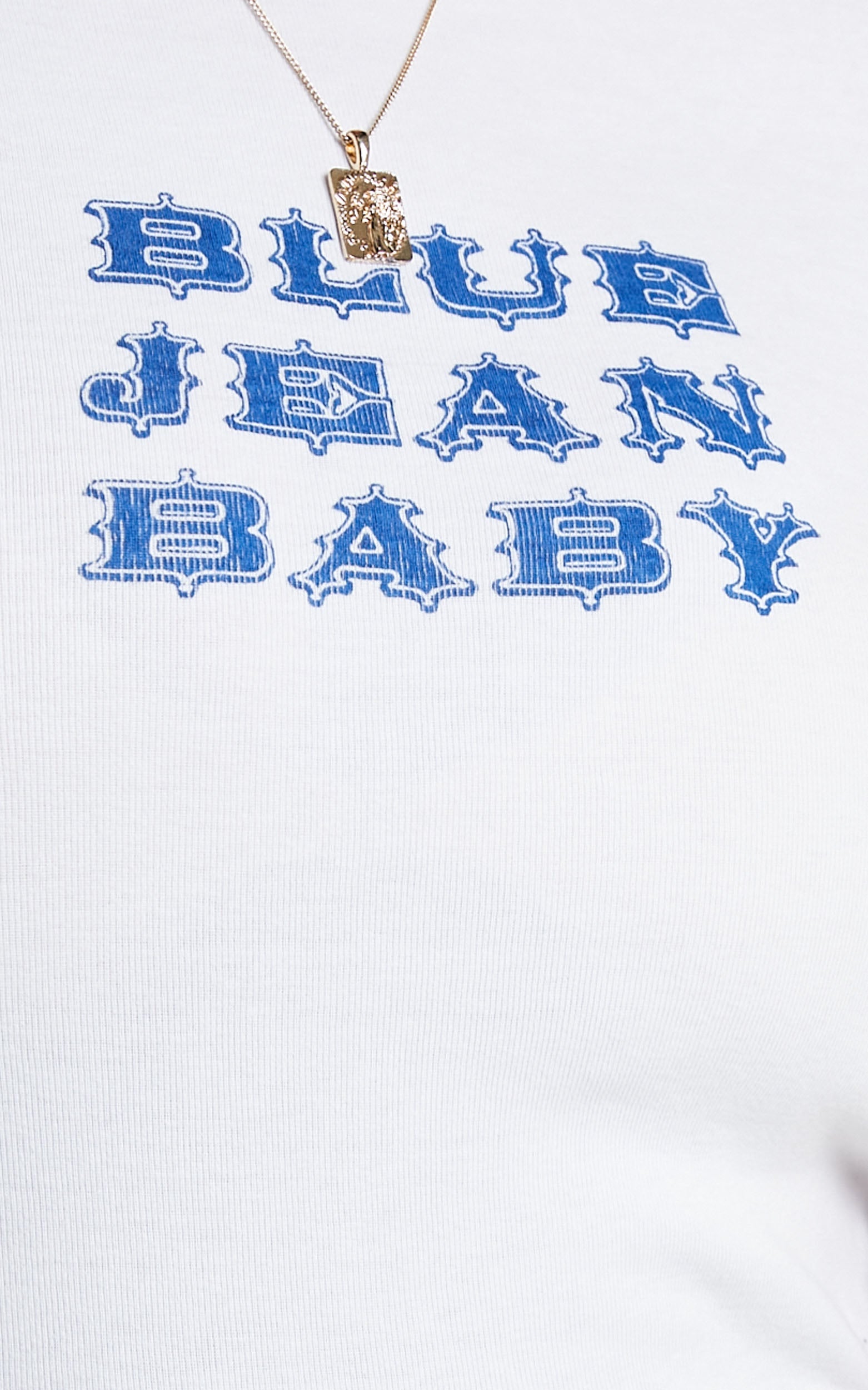 Rolla's - Blue Jean Tight Rib Tee in White