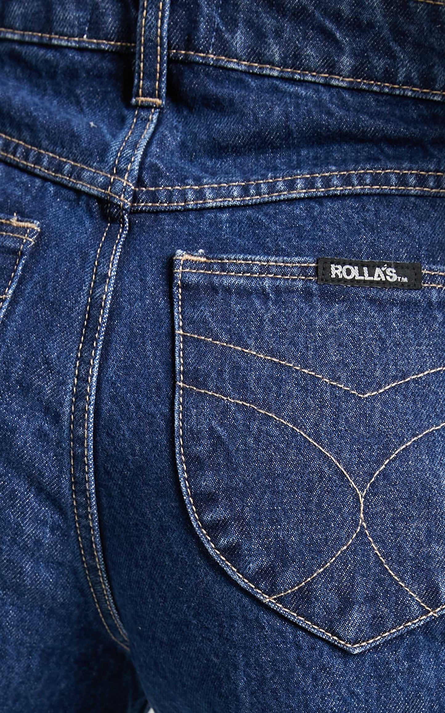 Rolla's - CLASSIC STRAIGHT JEAN in ORGANIC VINTAGE BLUE