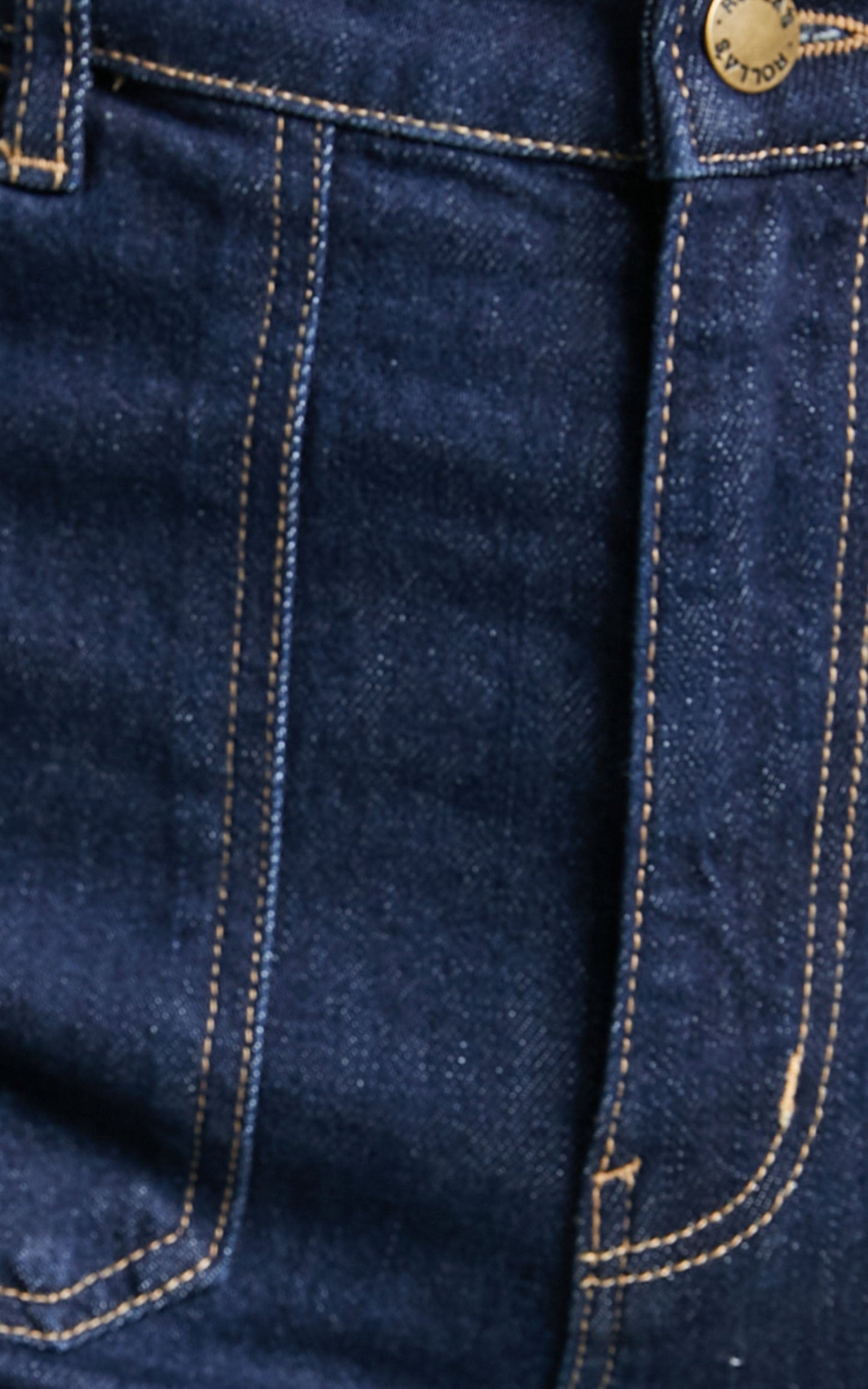 Rolla's - Eastcoast Flare in Lux Blue Organic