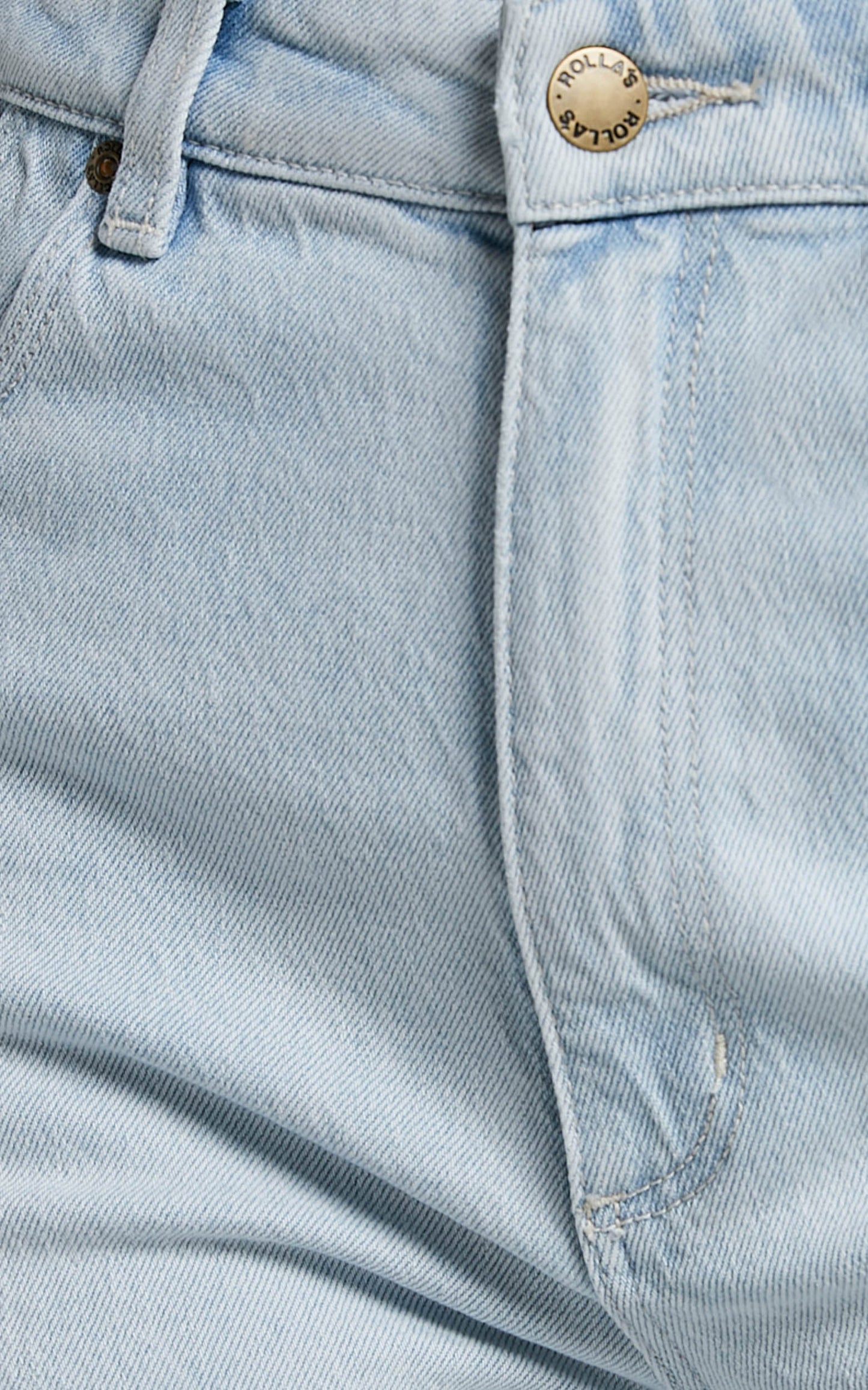 Rolla's - Eastcoast Flare Dalton Blue in Organic Light Blue