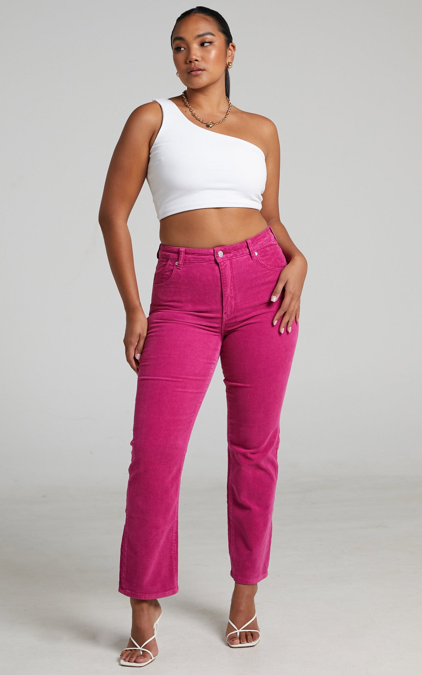 Rolla's - Original Straight in Magenta Cord