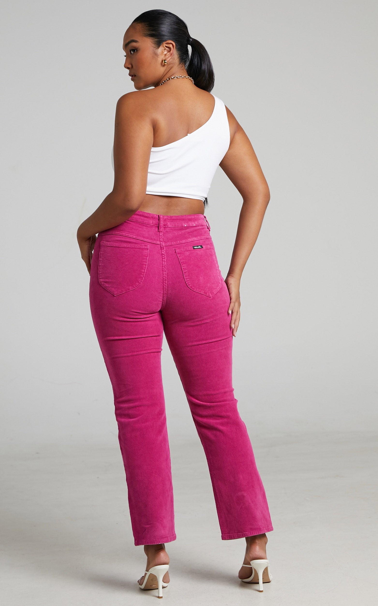 Rolla's - Original Straight in Magenta Cord
