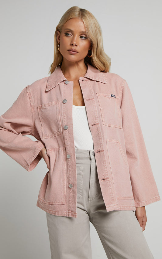 Rolla's - Worker Jacket Lyocell in Peony