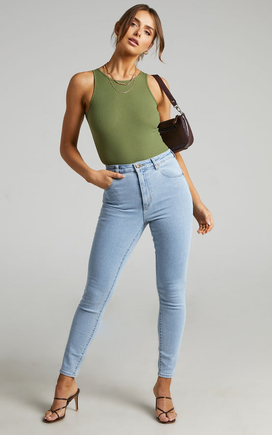 Rolla's - Eastcoast Ankle Jean in Cloud Blue Organic
