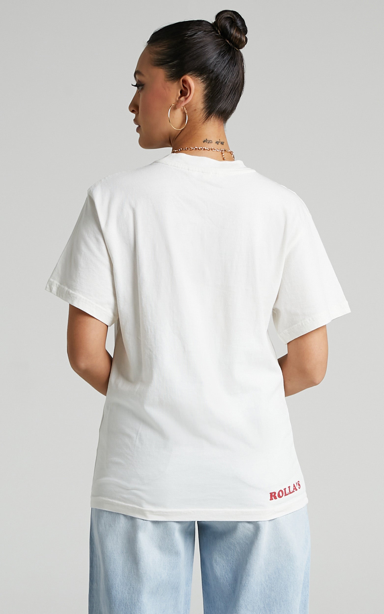 Rolla's - Rolling Stone 2020 Tomboy Tee in Vintage White