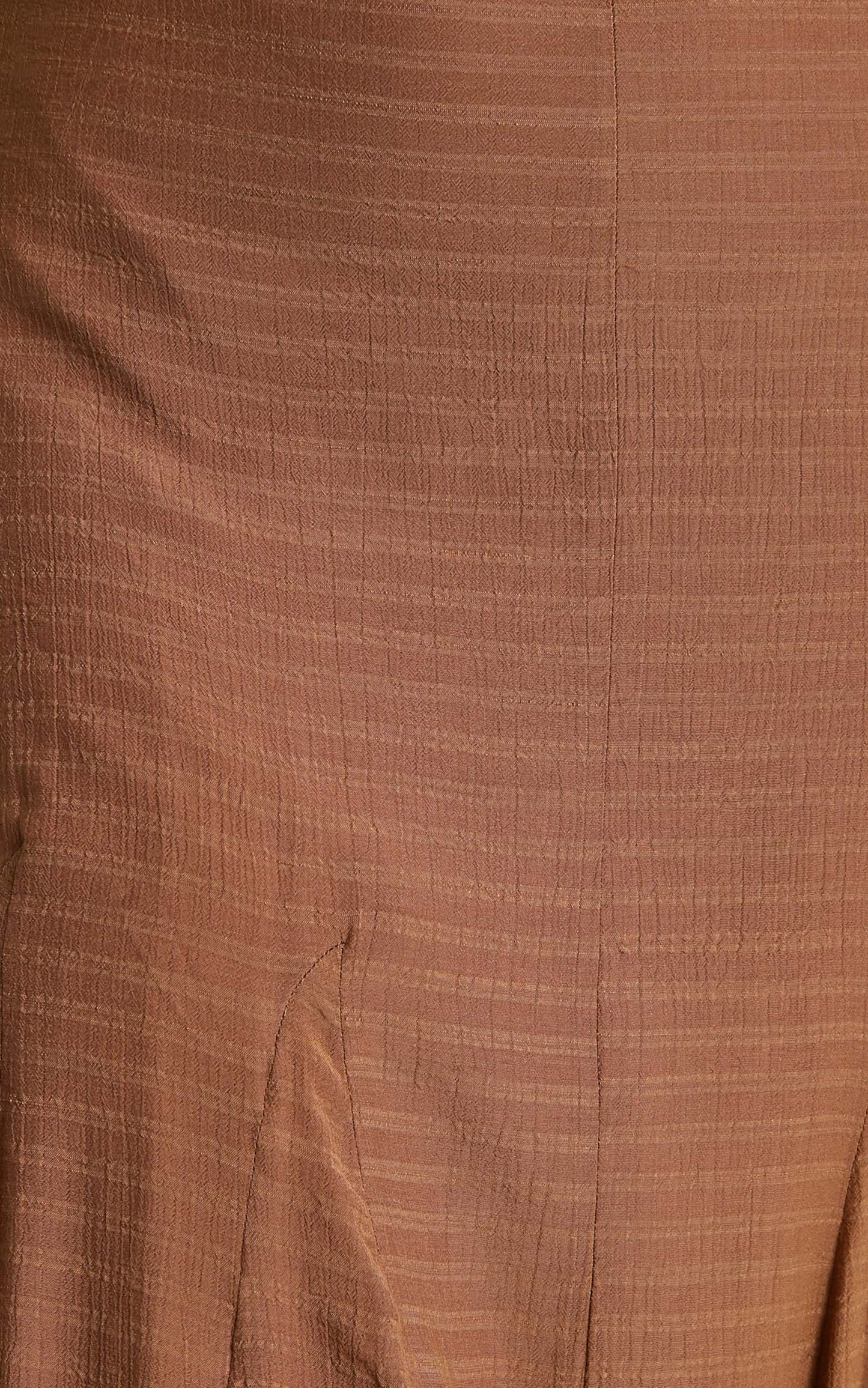 Romarie Midi Dress - Tie Back Slip Dress in Brown