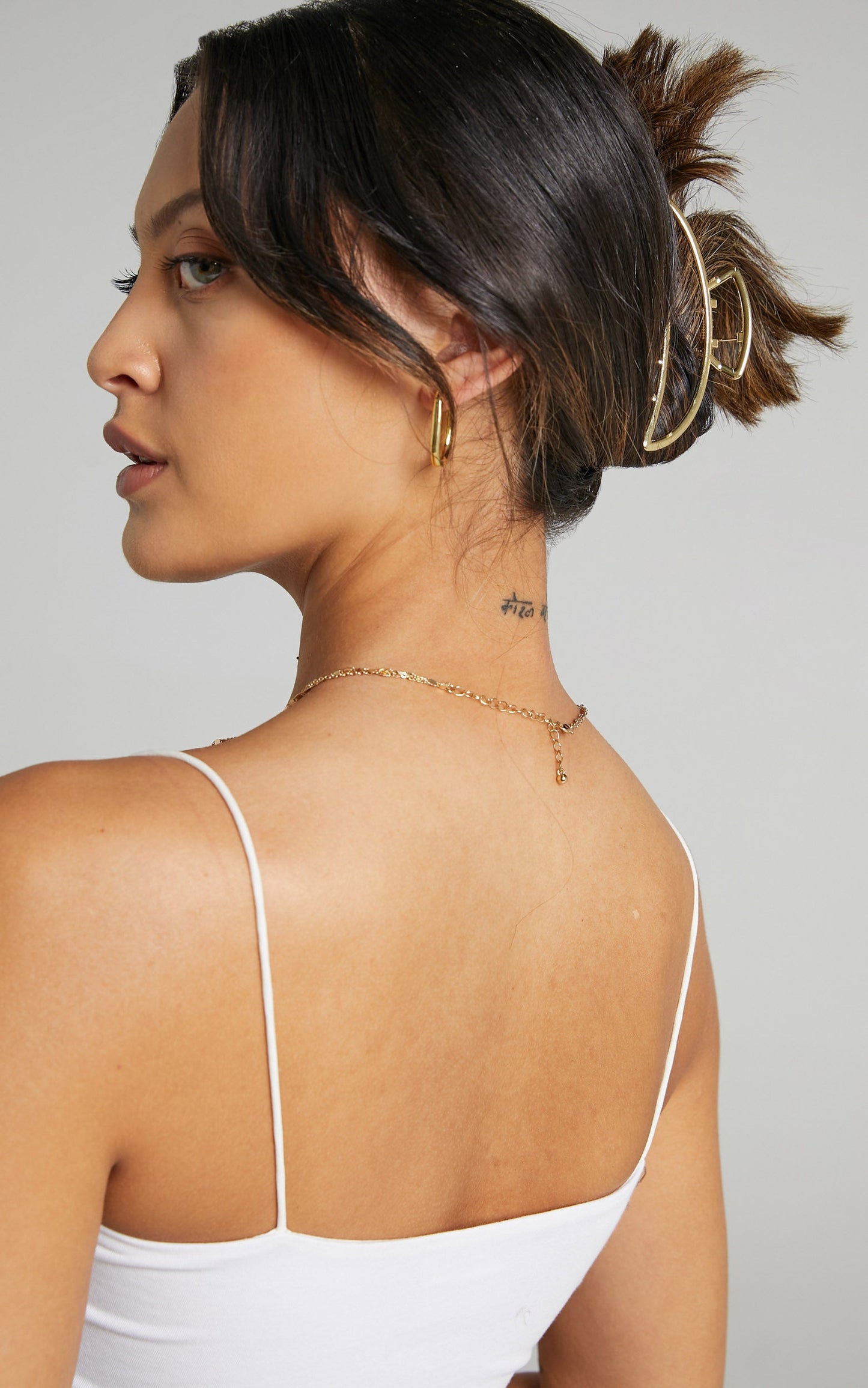 Romea Hair Clip in Gold